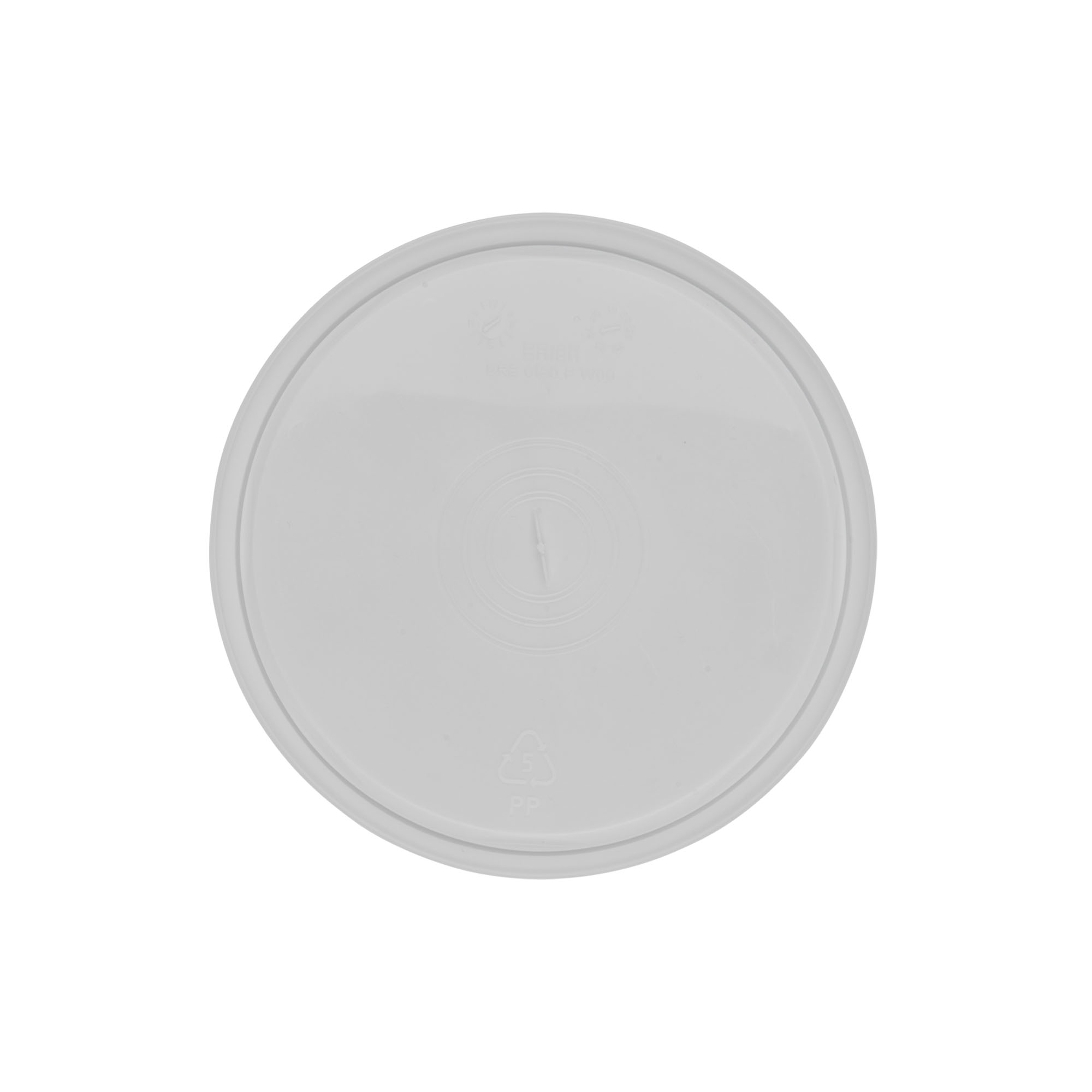 Καπάκι για κουβά 1,8 l, πλαστικό PP, λευκό