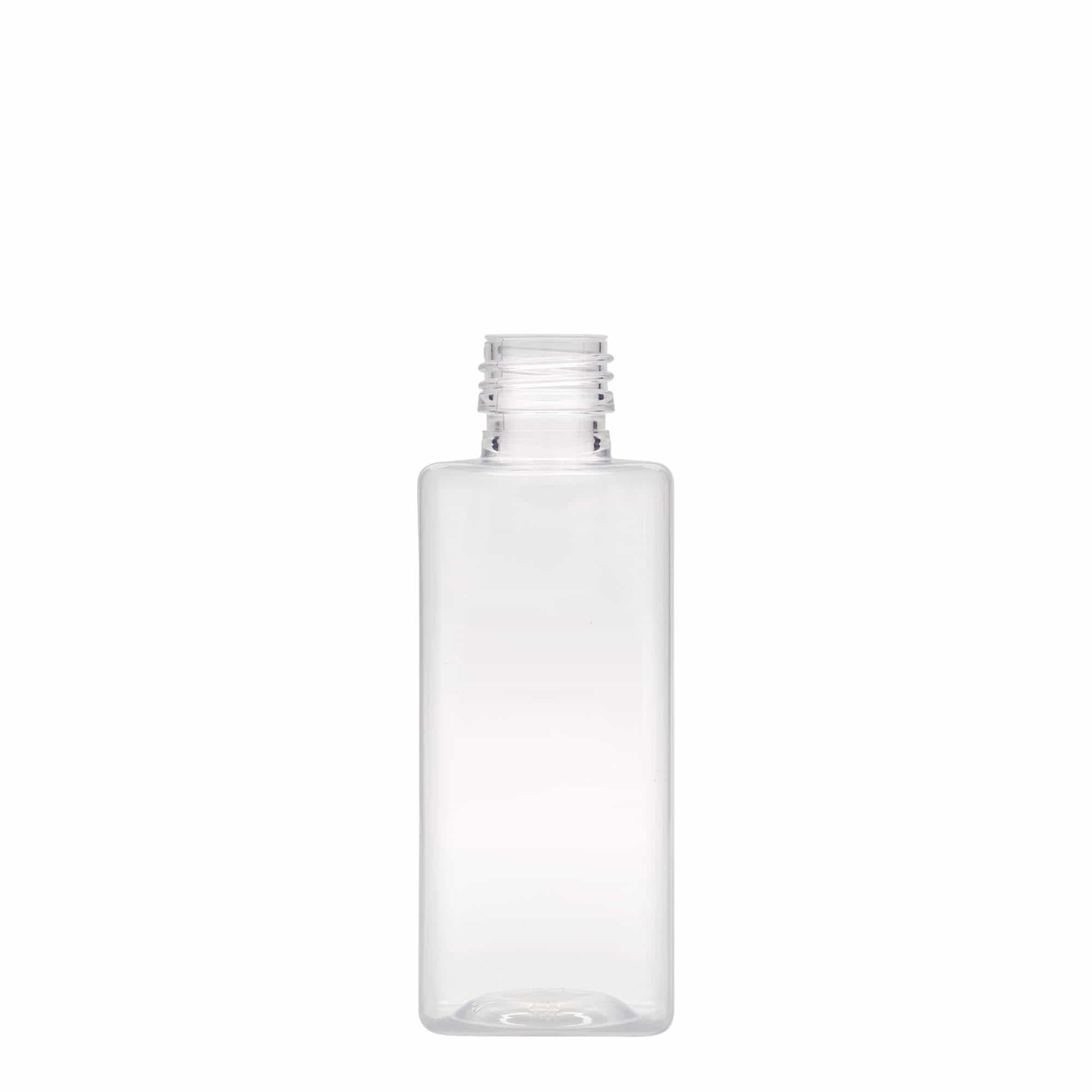 Μπουκάλι PET 'Karl' 250 ml, τετράγωνο, πλαστικό, στόμιο: PP 28 Μπουκάλι PET 'Karl' 250 ml, τετράγωνο, πλαστικό, στόμιο: PP 28