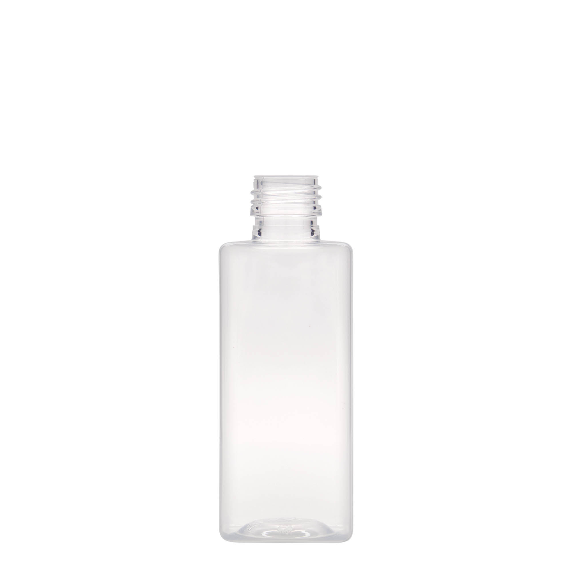 Μπουκάλι PET 'Karl' 250 ml, τετράγωνο, πλαστικό, στόμιο: PP 28