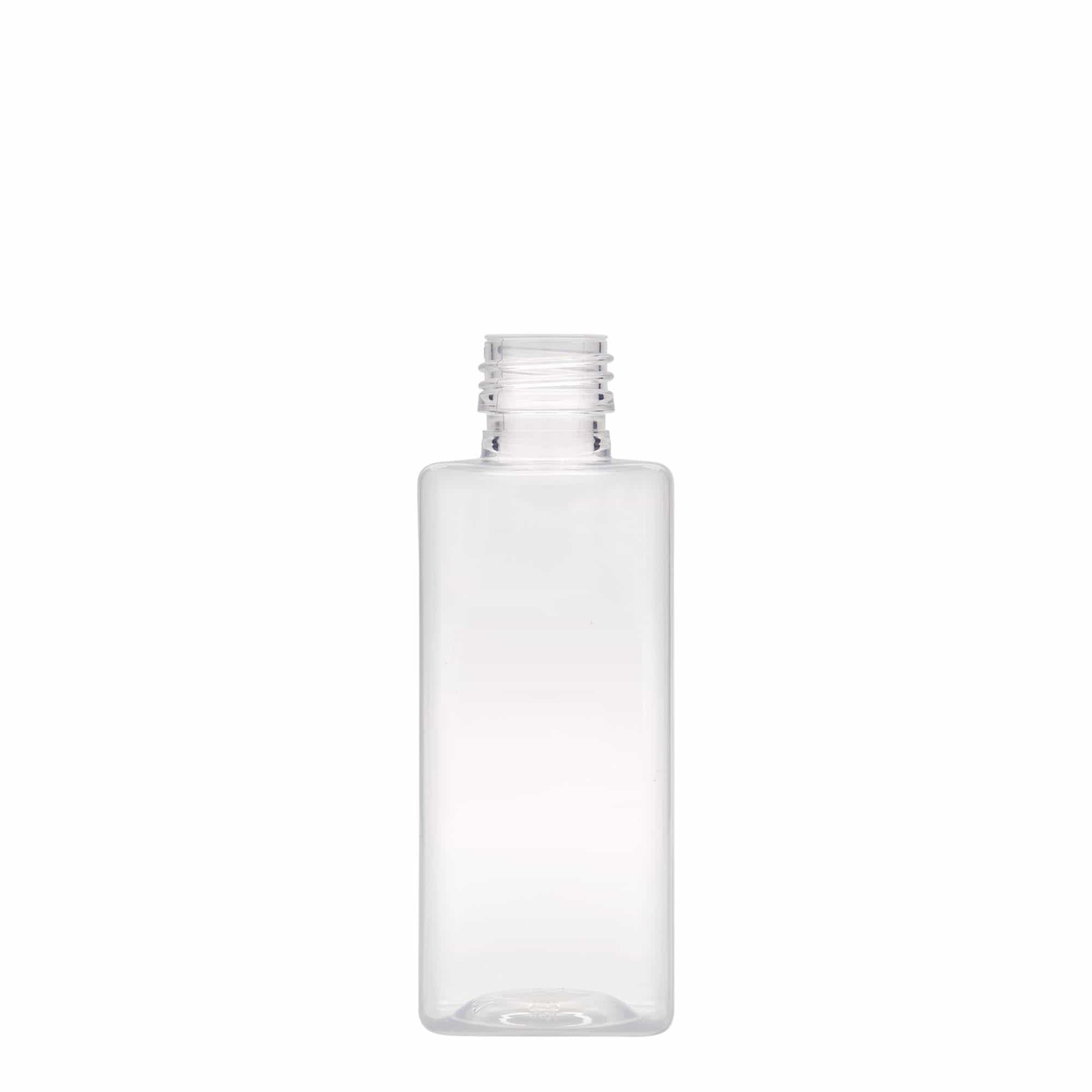 Μπουκάλι PET 'Karl' 250 ml, τετράγωνο, πλαστικό, στόμιο: PP 28