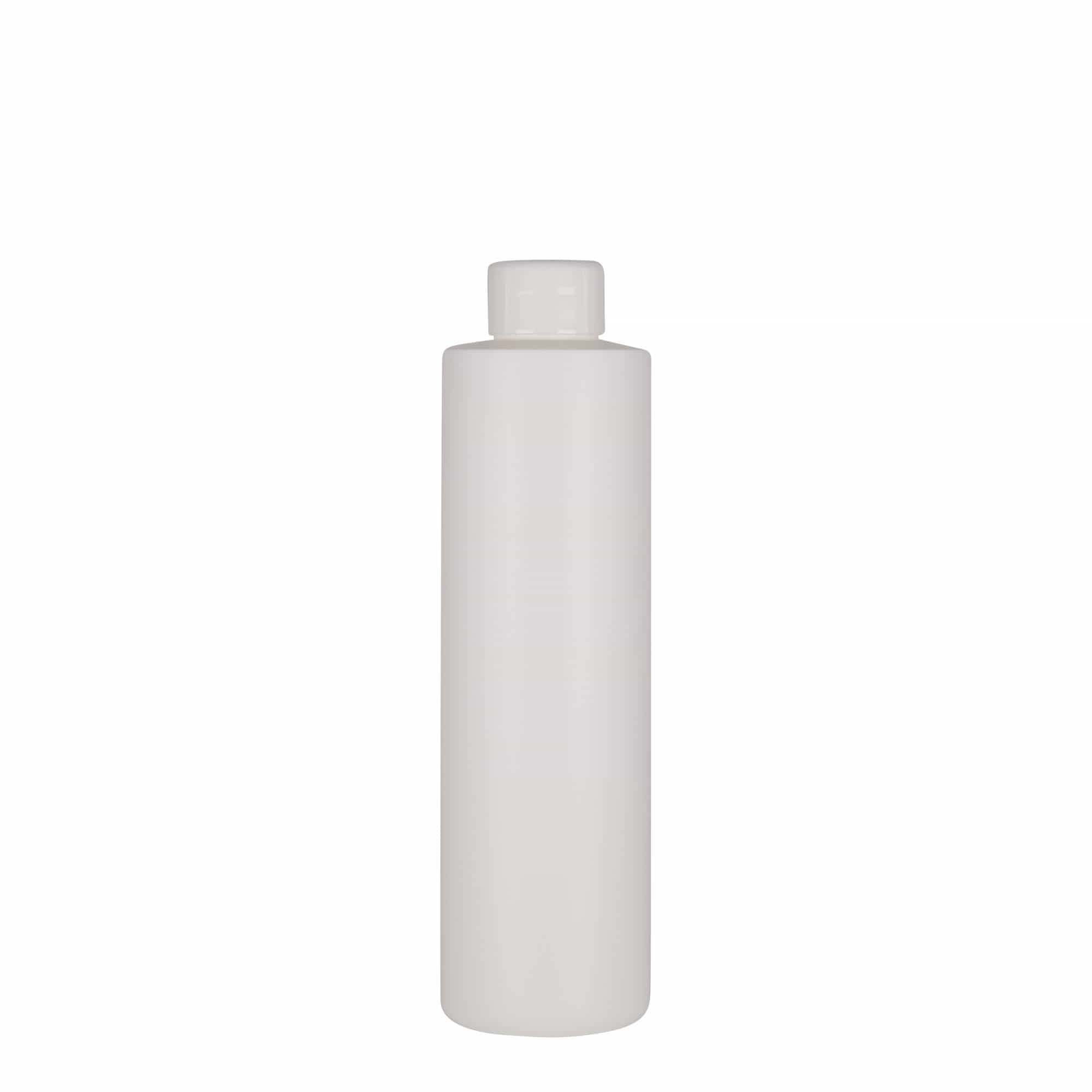 Πλαστικό μπουκάλι 'Pipe' 250 ml, Green HDPE, λευκό, στόμιο: GPI 24/410