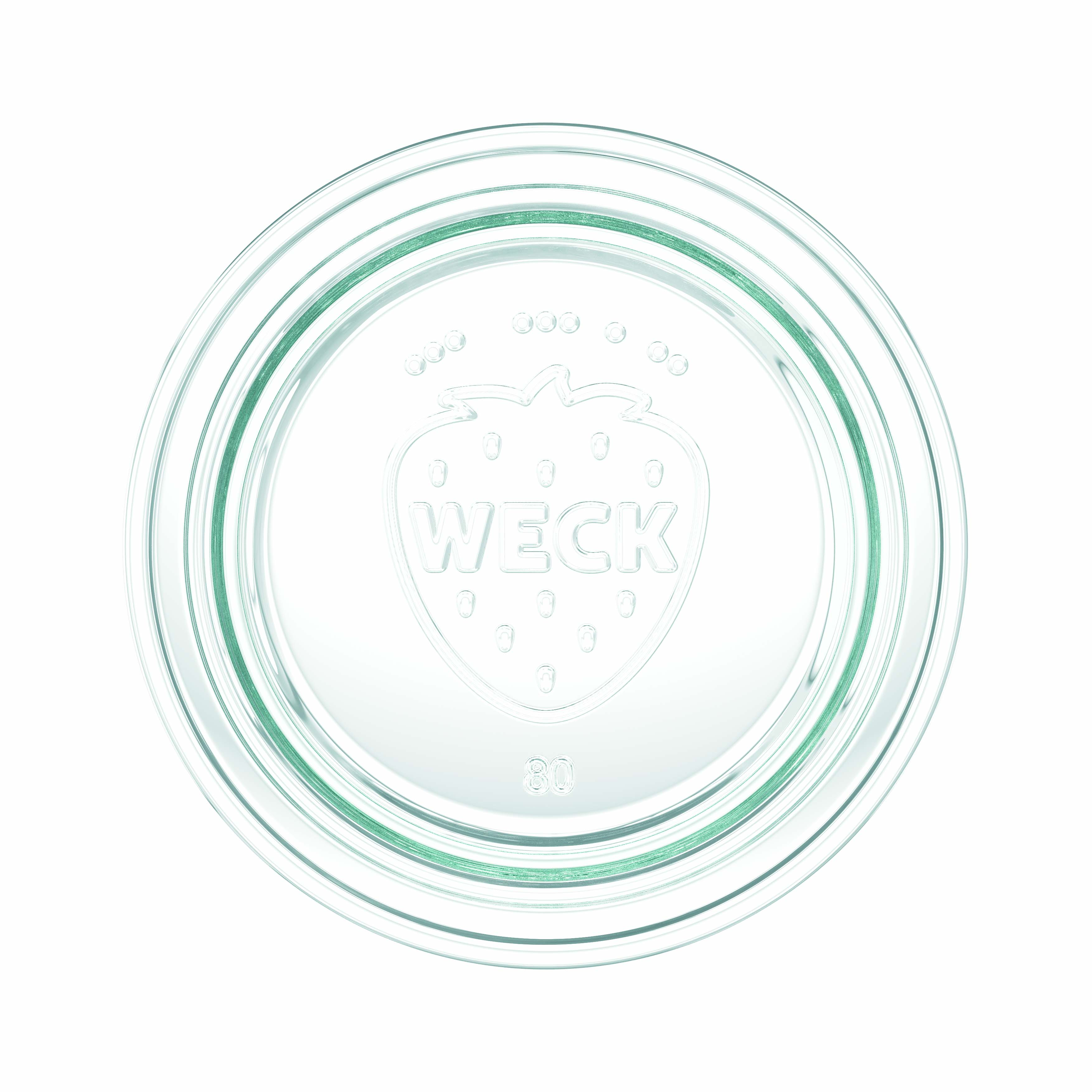 6x Βάζο για εκλεκτά τρόφιμα WECK 730 ml με γυάλινο καπάκι RR 80