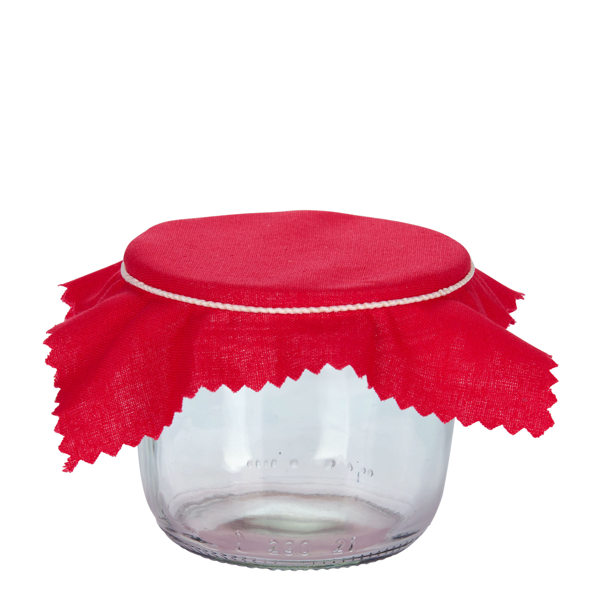 Υφασμάτινο κάλυμμα 12x12, τετράγωνο, ύφασμα, κόκκινο, στόμιο: TO38-TO53