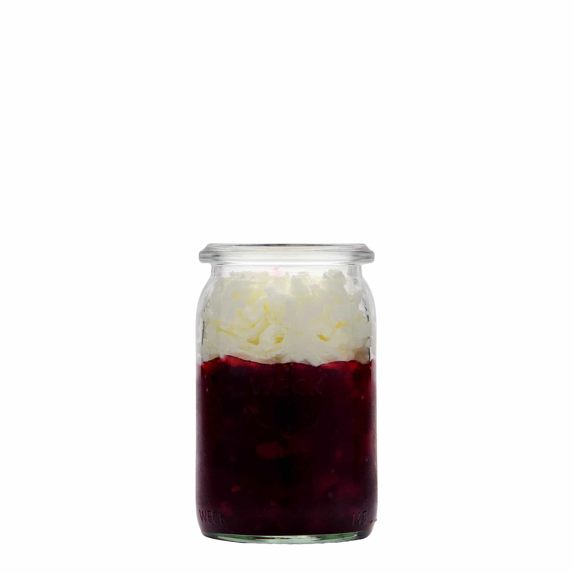 Κυλινδρικό βάζο WECK 145 ml, στόμιο: στρογγυλεμένο χείλος