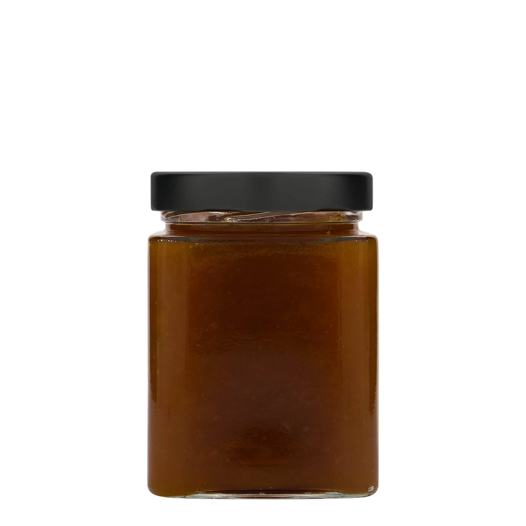 Τετράγωνο βάζο 'Ίκαρος' 580 ml, στόμιο: deep twist-off (DTO 82)