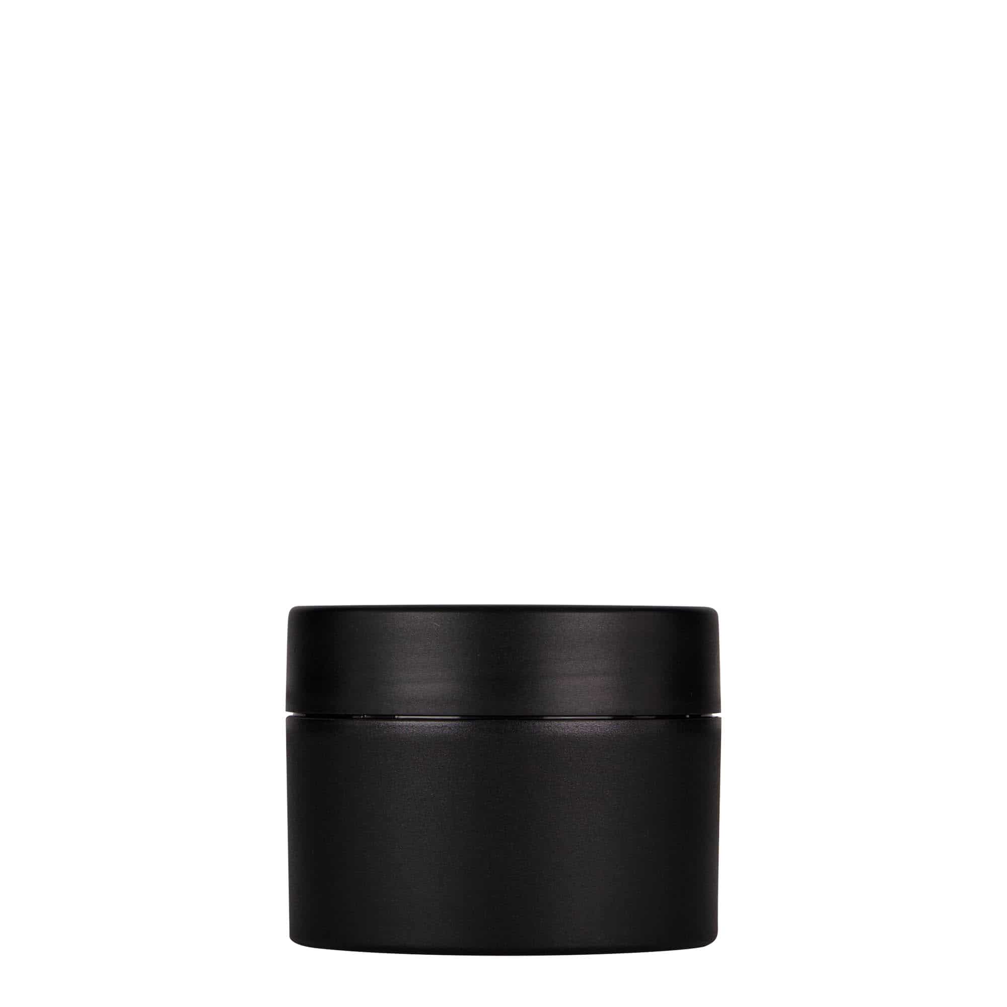 Πλαστικό βάζο 'Antonella' 100 ml, PP, μαύρο, στόμιο: βιδωτό πώμα