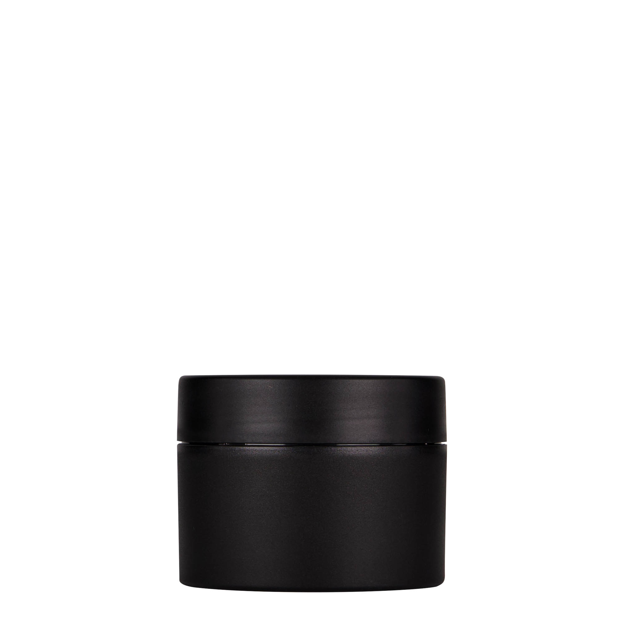 Πλαστικό βάζο 'Antonella' 100 ml, PP, μαύρο, στόμιο: βιδωτό πώμα