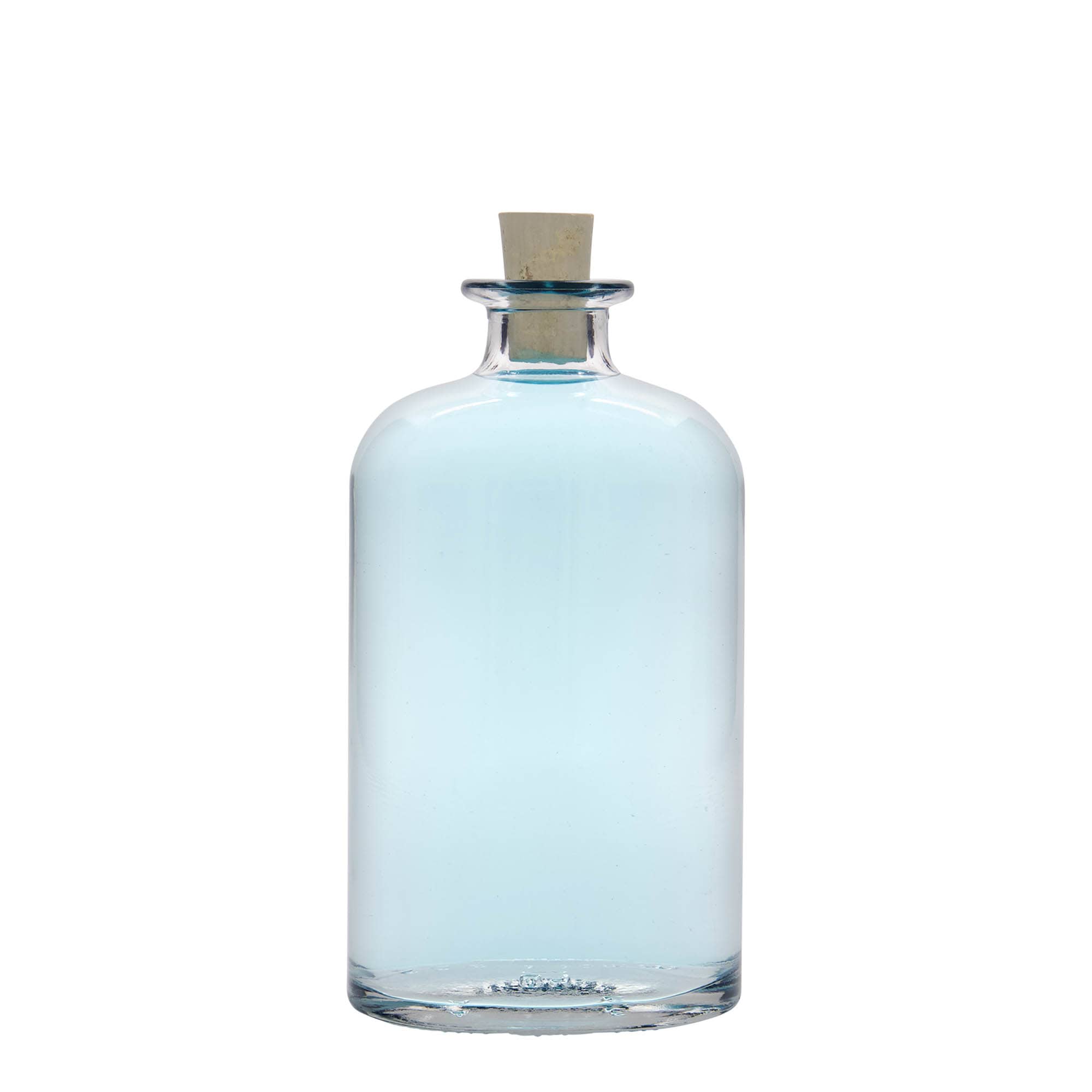 Γυάλινο μπουκάλι 'Dundee' 500 ml, οβάλ, στόμιο: φελλός