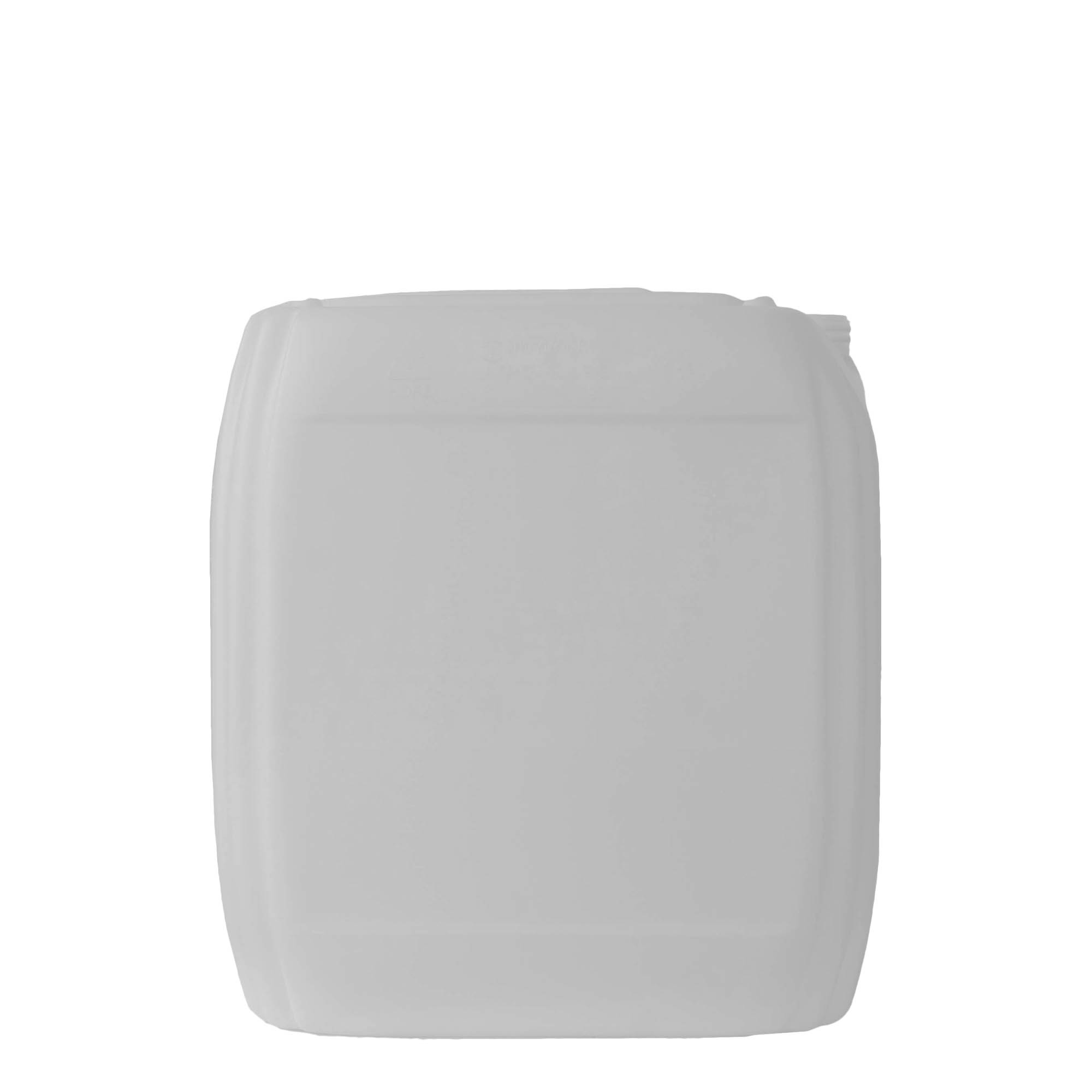 Μπιτόνι 30 l, ορθογώνιο, πλαστικό HDPE, φυσικό χρώμα, στόμιο: ND 60
