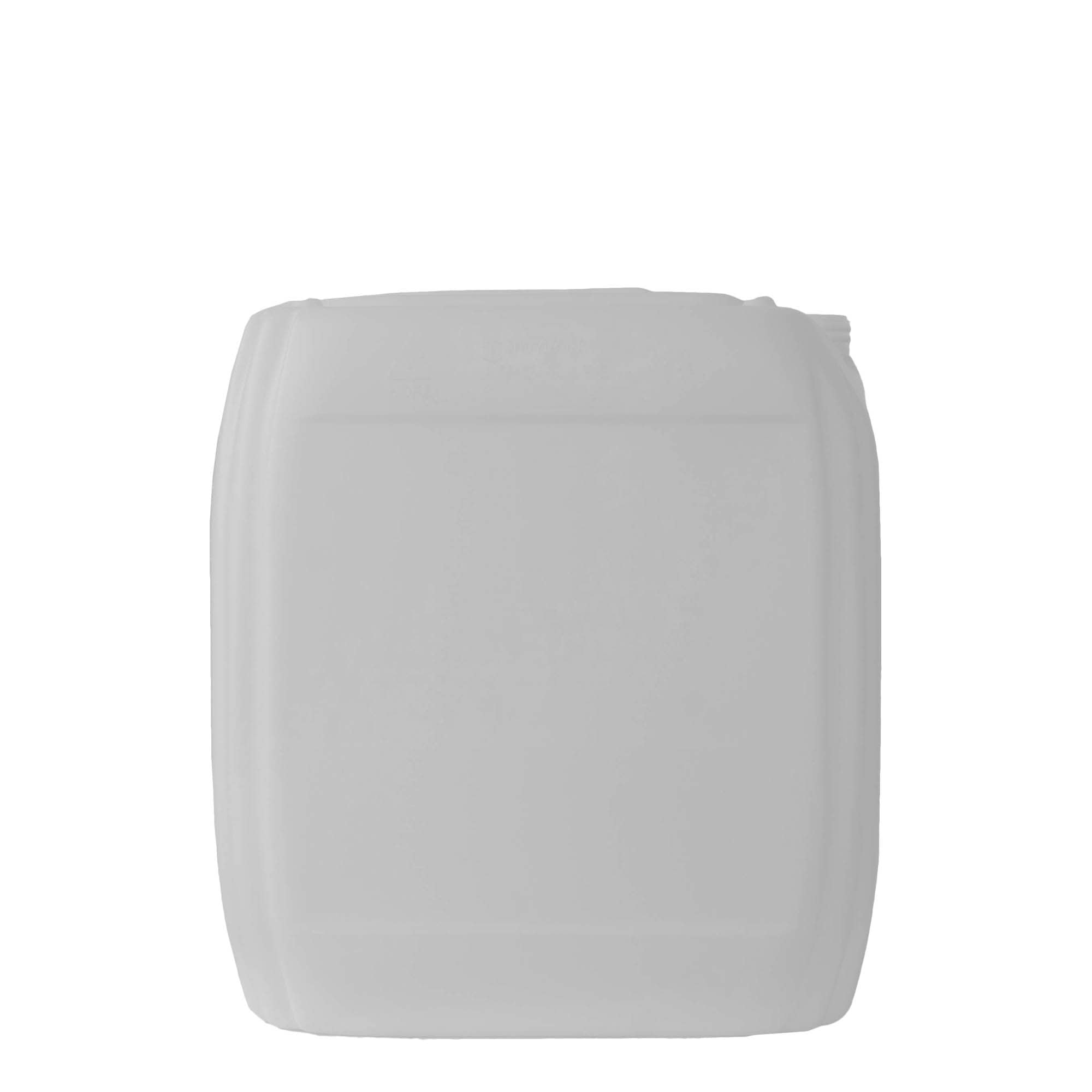 Μπιτόνι 30 l, ορθογώνιο, πλαστικό HDPE, φυσικό χρώμα, στόμιο: ND 60
