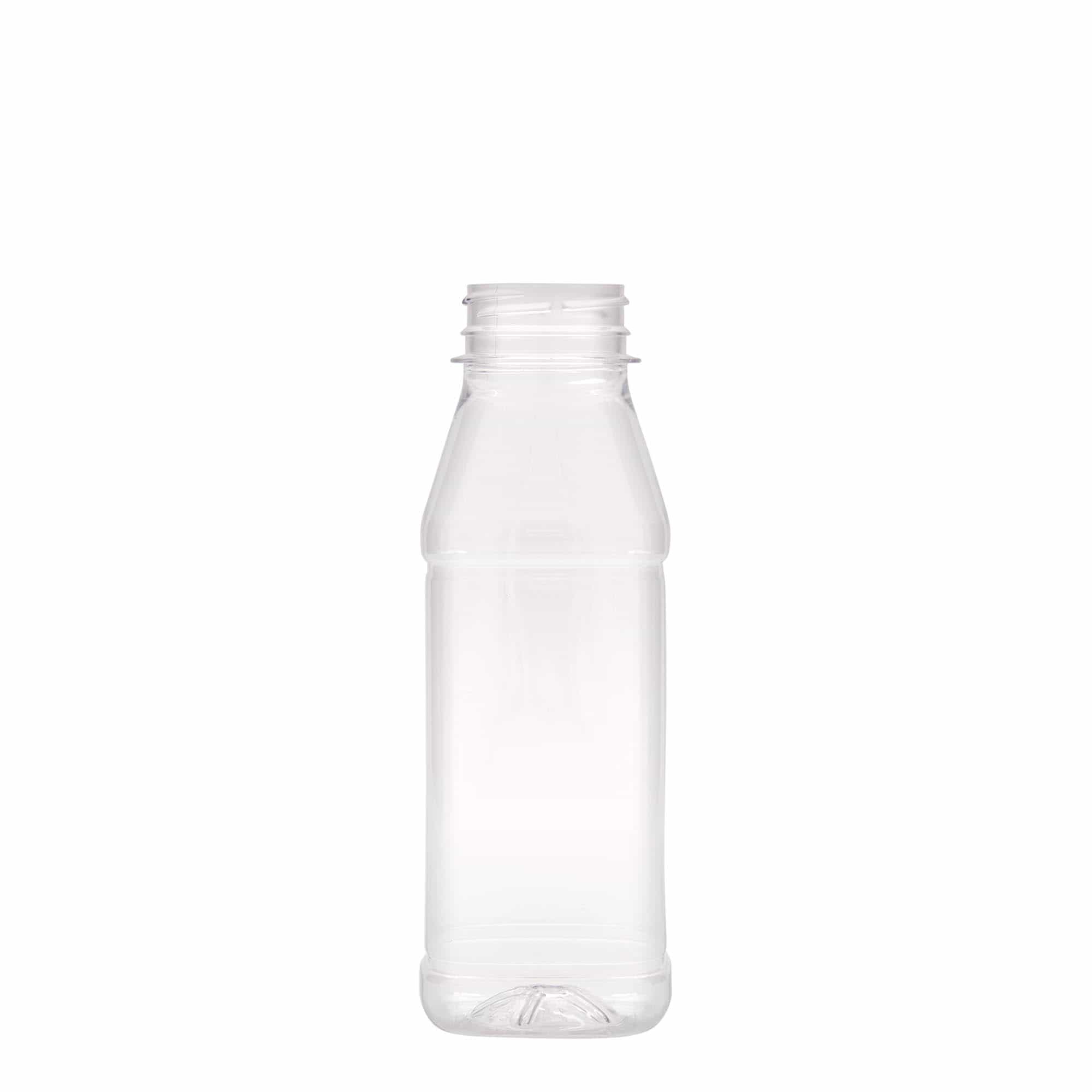 Μπουκάλι PET 'Milk and Juice Carré' 330 ml, τετράγωνο, πλαστικό, στόμιο: 38 mm