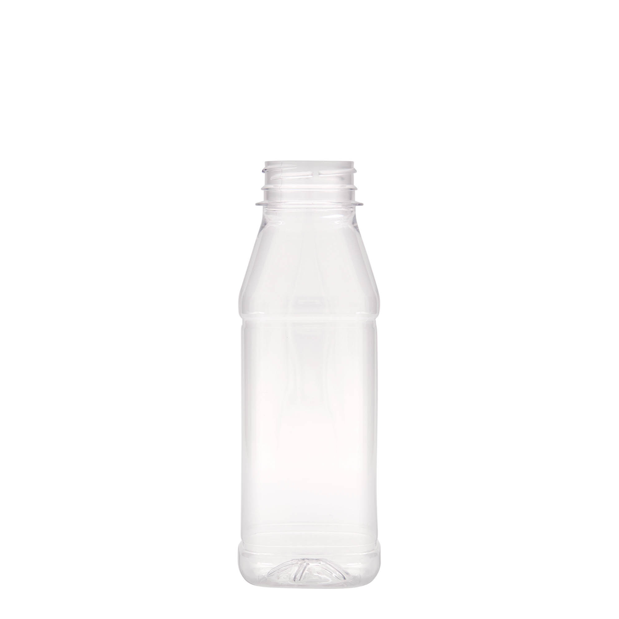 Μπουκάλι PET 'Milk and Juice Carré' 330 ml, τετράγωνο, πλαστικό, στόμιο: 38 mm Μπουκάλι PET 'Milk and Juice Carré' 330 ml, τετράγωνο, πλαστικό, στόμιο: 38 mm