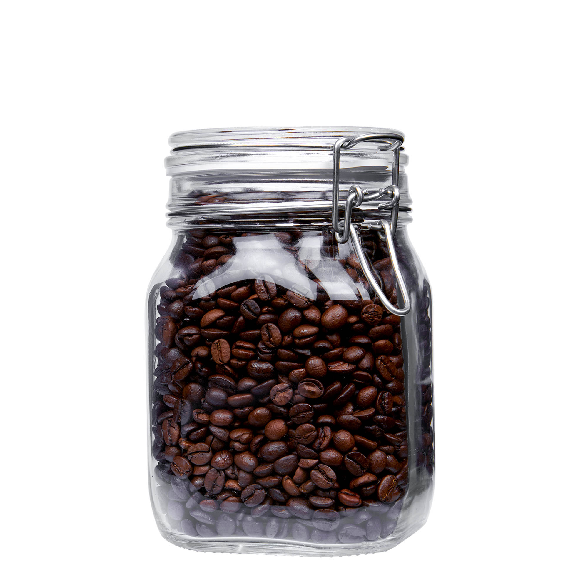 Βάζο με καπάκι με κλιπ 'Fido' 1.000 ml, τετράγωνο, στόμιο: καπάκι με κλιπ Βάζο με καπάκι με κλιπ 'Fido' 1.000 ml, τετράγωνο, στόμιο: καπάκι με κλιπ