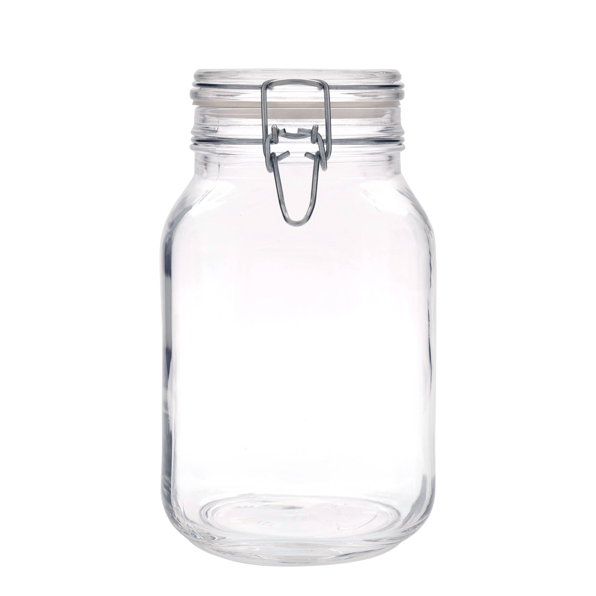 Βάζο με καπάκι με κλιπ 'Fido' 2.000 ml, τετράγωνο, στόμιο: καπάκι με κλιπ