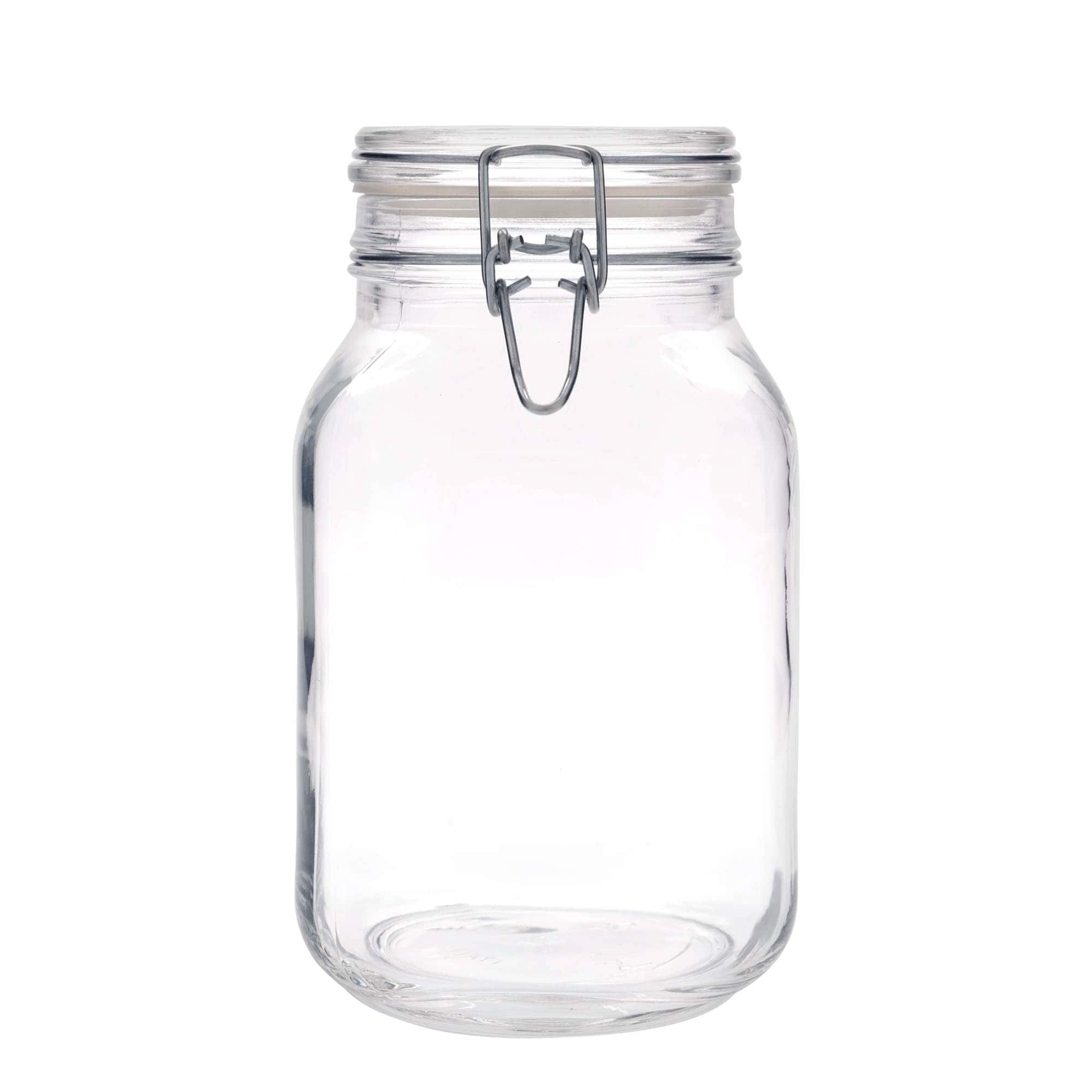 Βάζο με καπάκι με κλιπ 'Fido' 2.000 ml, τετράγωνο, στόμιο: καπάκι με κλιπ