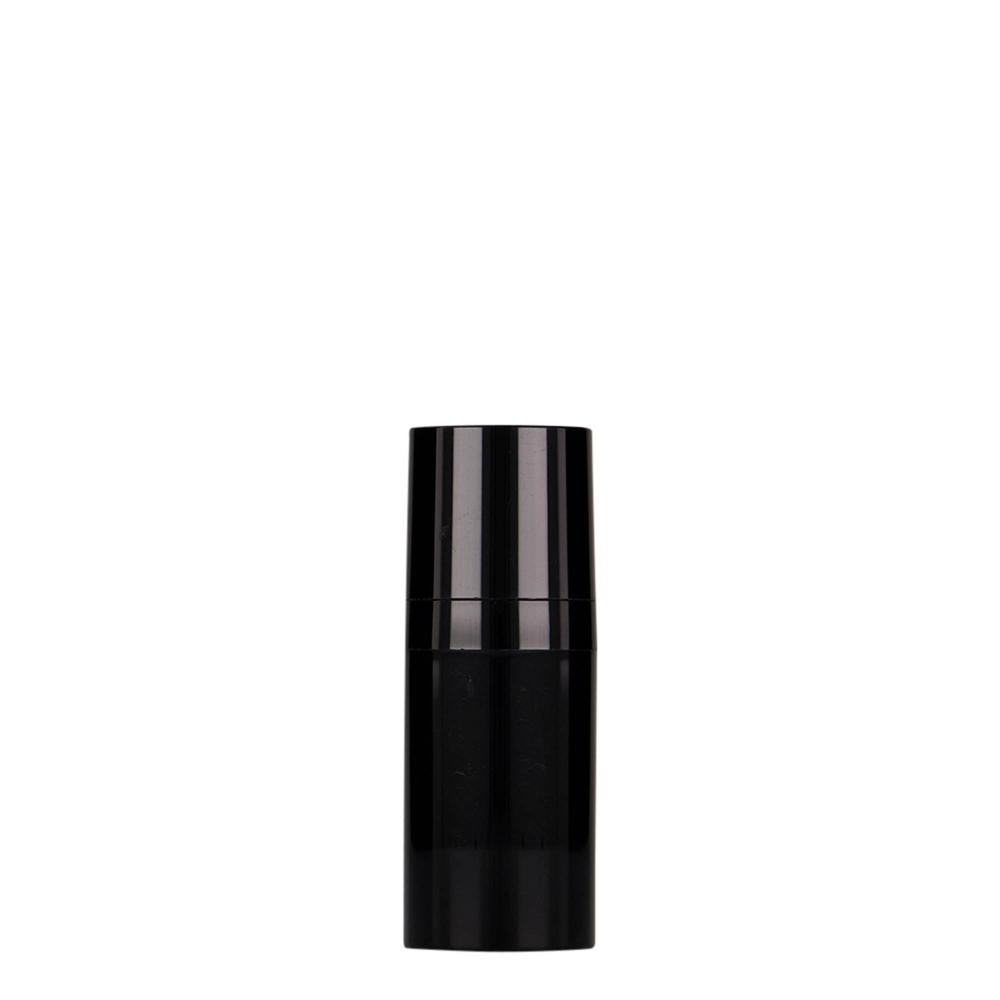 Airless Dispenser 'Micro' 15 ml, πλαστικό PP, μαύρο