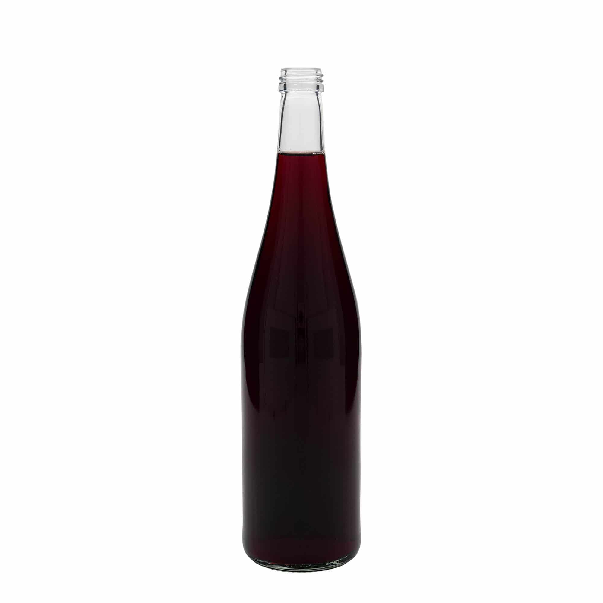 Γυάλινο μπουκάλι 'Ψηλό μπουκάλι κρασιού' 750 ml, στόμιο: PP 28