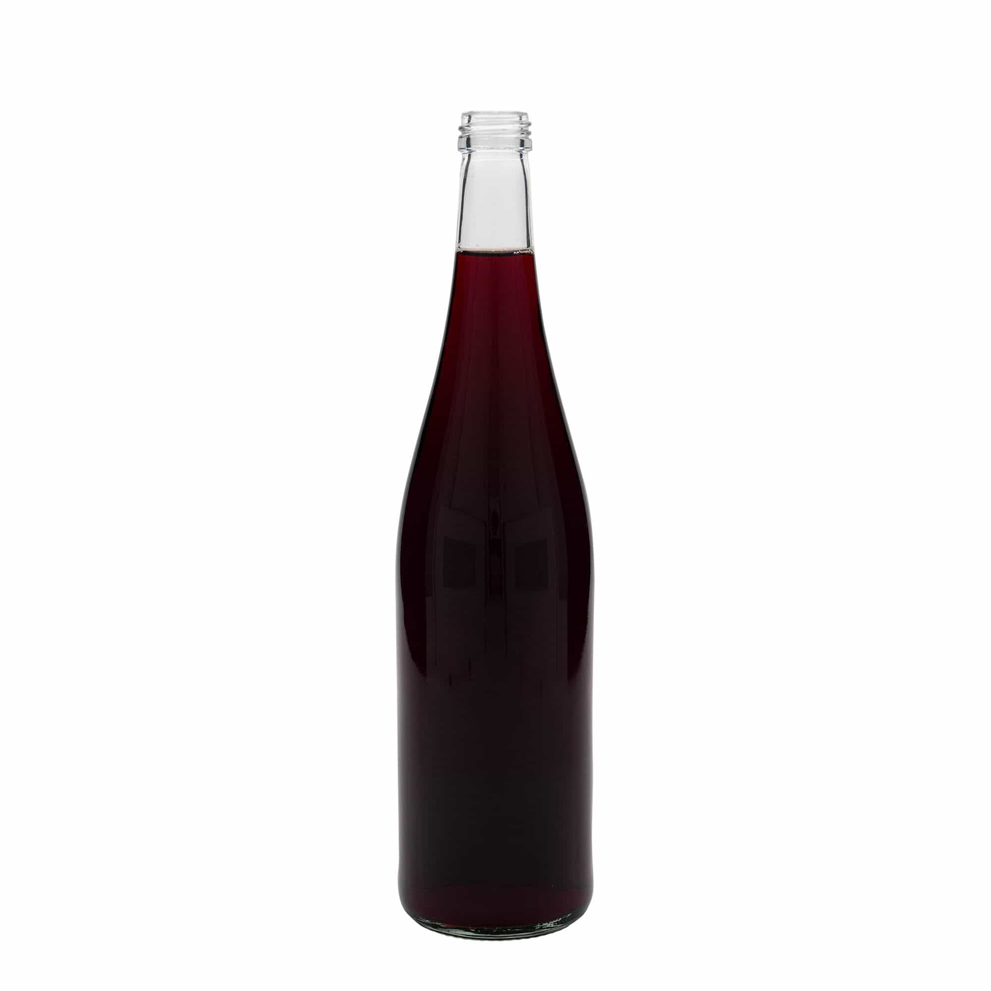 Γυάλινο μπουκάλι 'Ψηλό μπουκάλι κρασιού' 750 ml, στόμιο: PP 28