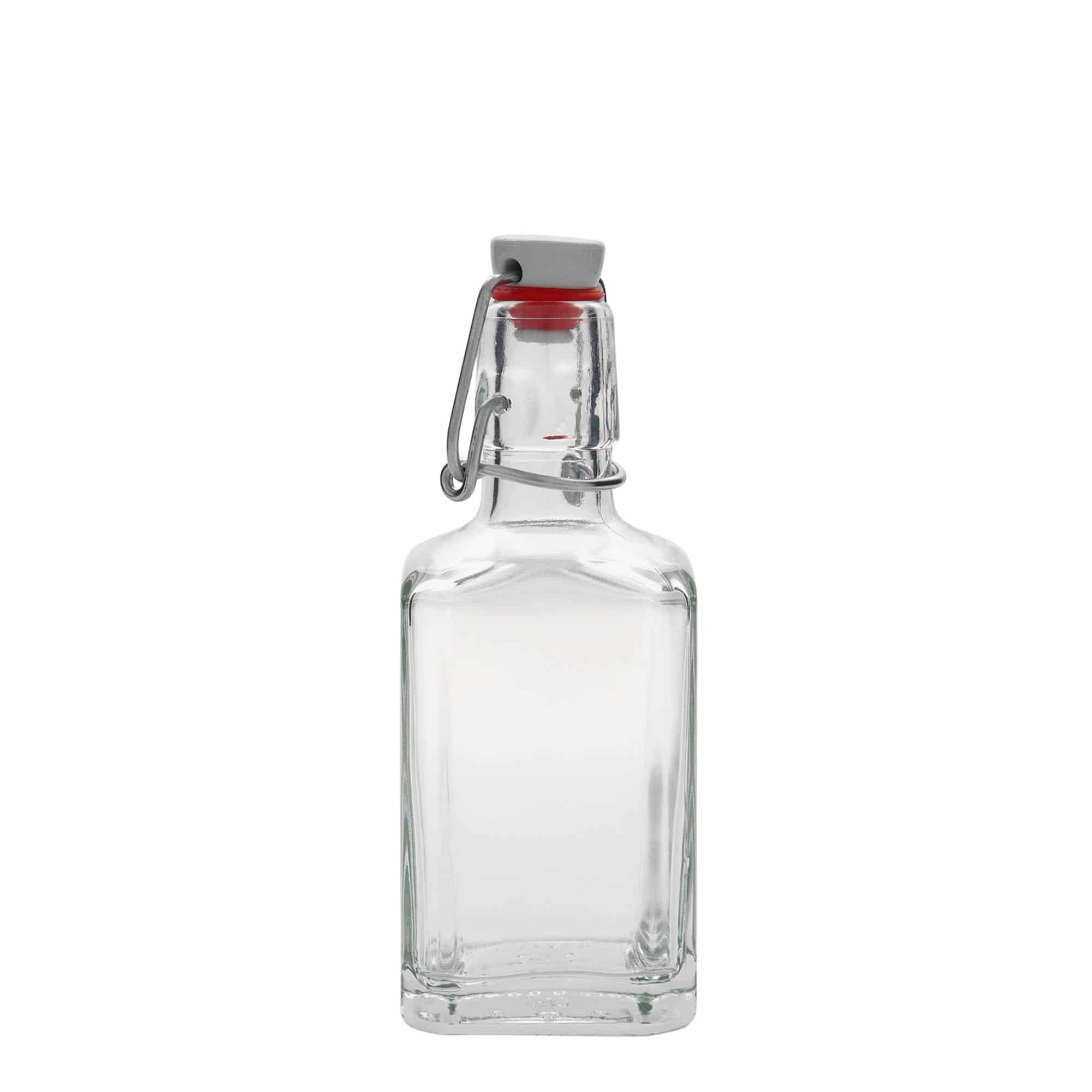 Γυάλινο μπουκάλι 'Rialto' 250 ml, τετράγωνο, στόμιο: μηχανικό πώμα