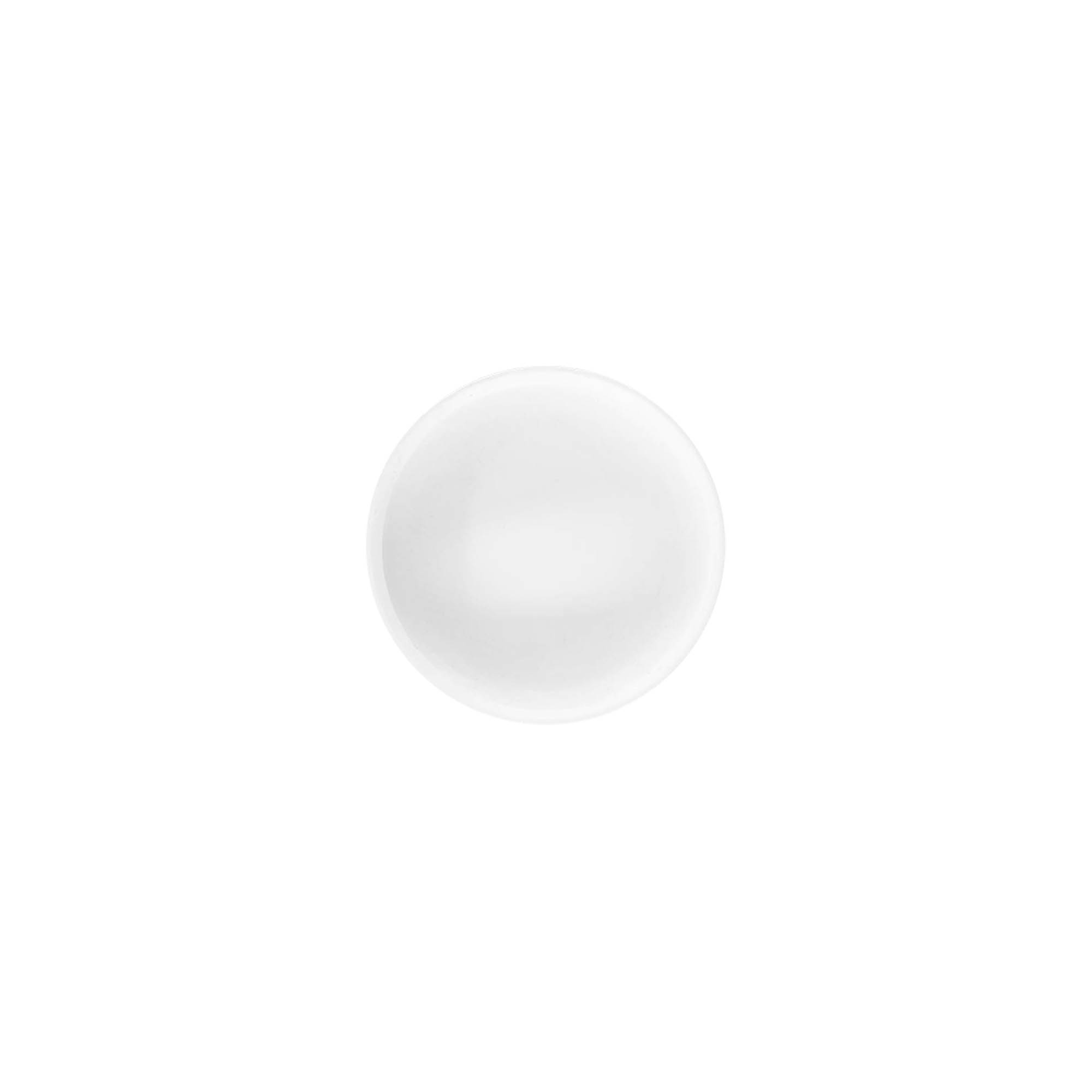 Βιδωτό πώμα 'White Line' 6ml, πλαστικό PP, λευκό
