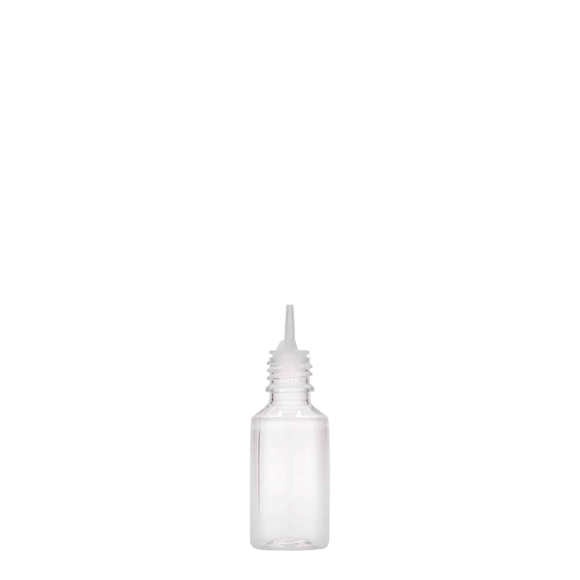 Μπουκάλι PET 'E-Liquid' 10 ml με ασφάλεια για παιδιά, πλαστικό, στόμιο: βιδωτό πώμα