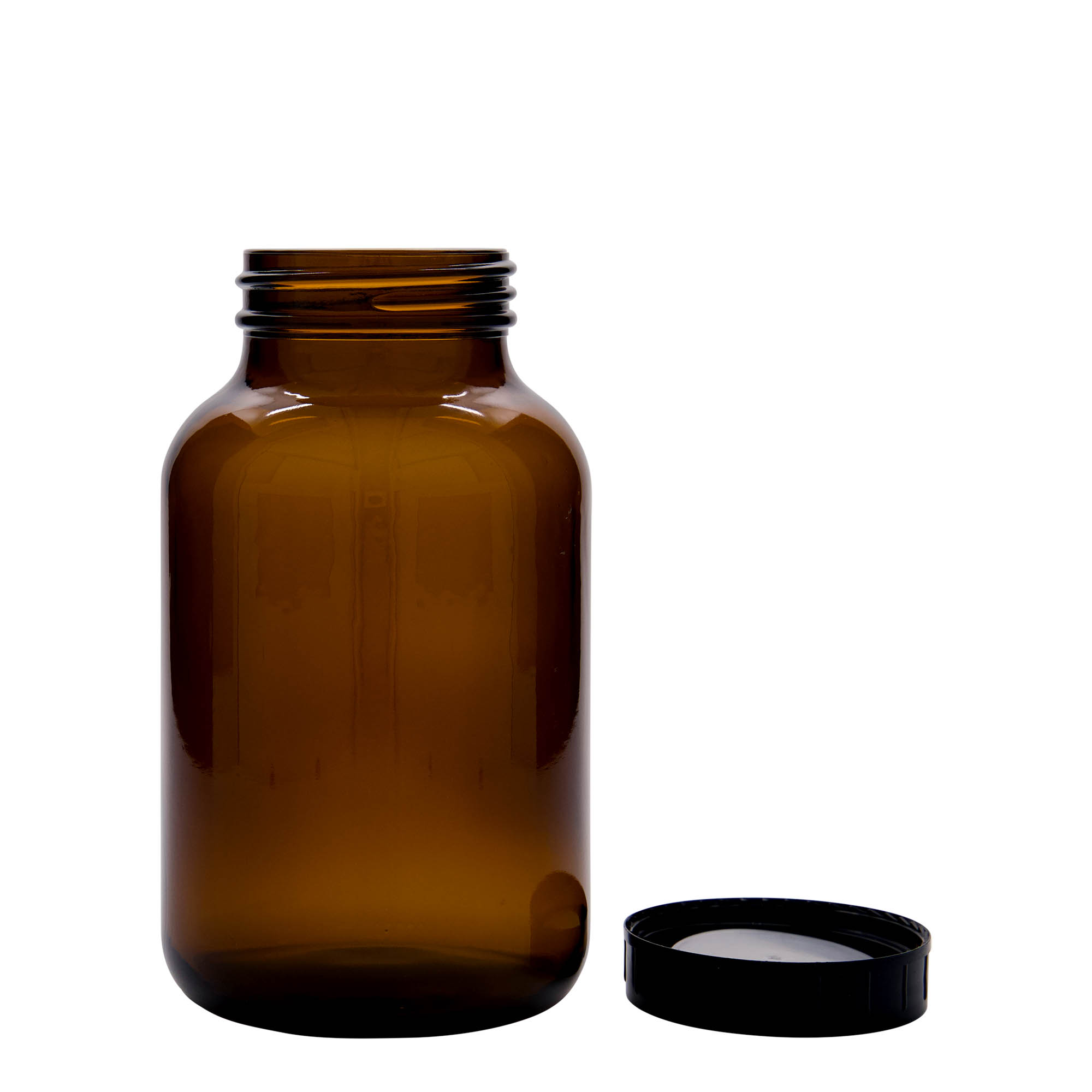 Βάζο με φαρδύ λαιμό 1.000 ml, καφέ, στόμιο: DIN 68 Βάζο με φαρδύ λαιμό 1.000 ml, καφέ, στόμιο: DIN 68