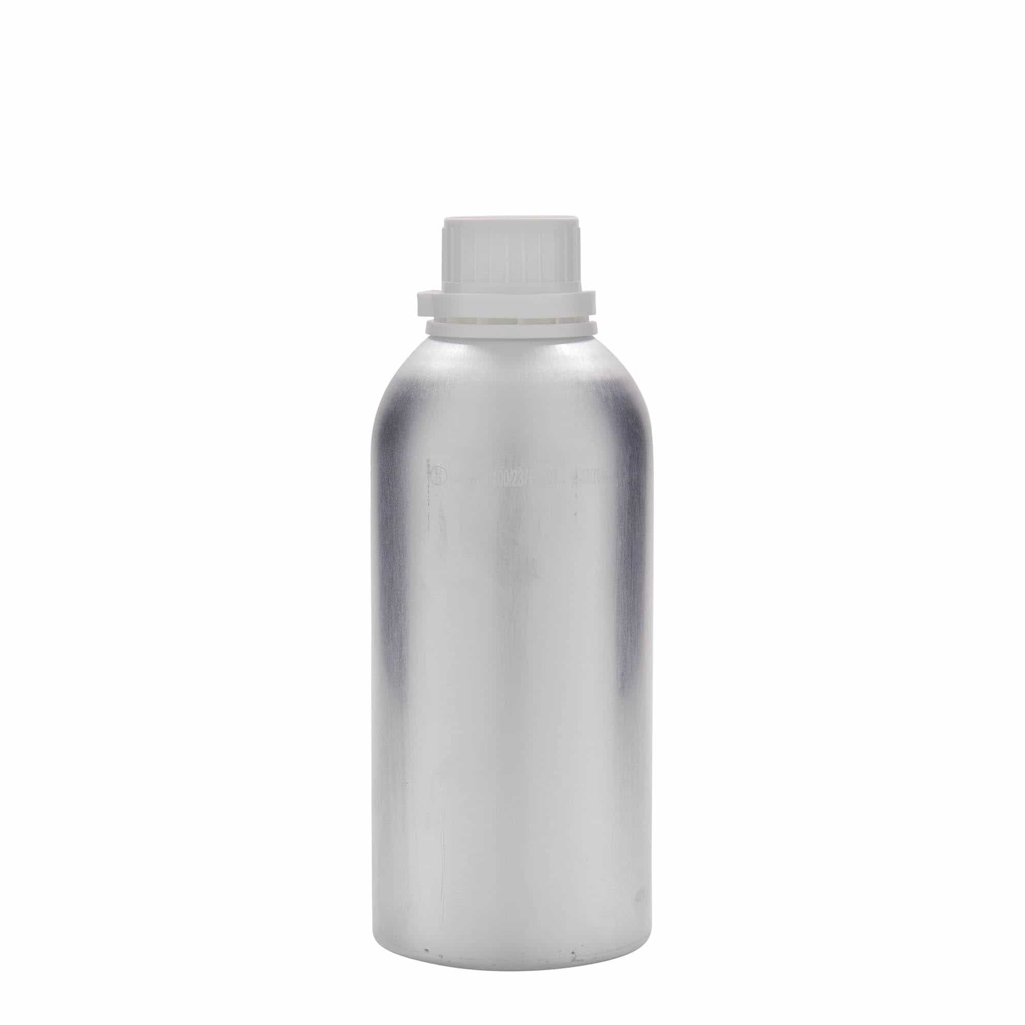Μπουκάλι αλουμινίου 625 ml, μεταλλικό, ασημί, στόμιο: DIN 32