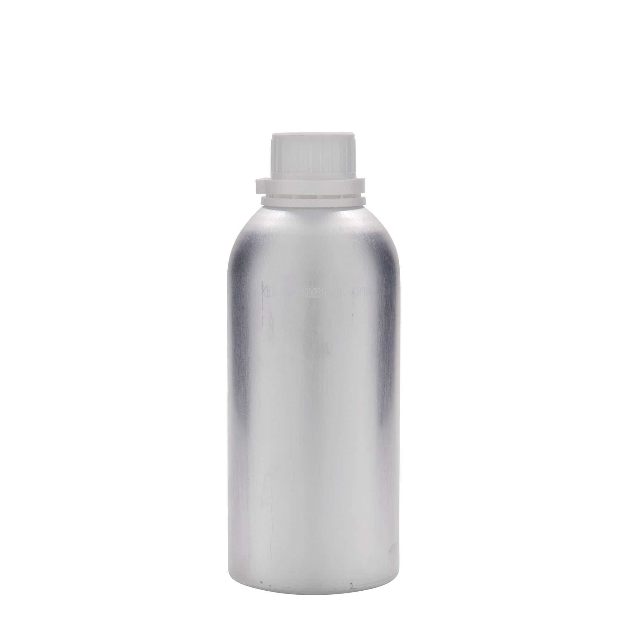 625 ml αλουμινένιο μπουκάλι, μέταλλο, ασημί, στόμιο: DIN 32