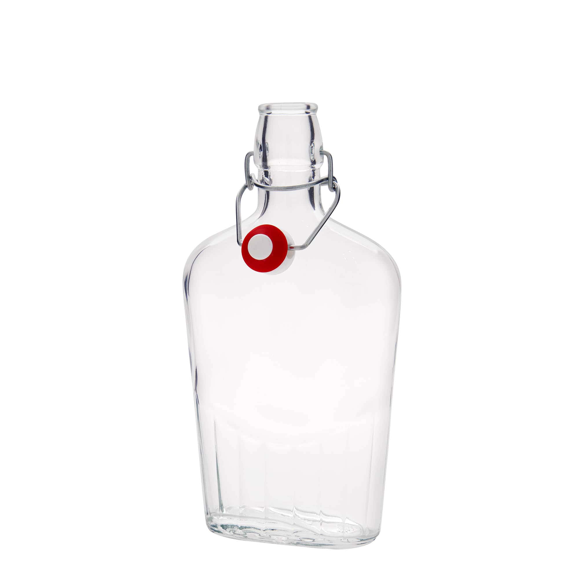 Γυάλινο μπουκάλι 'Fiaschetta' 500 ml, οβάλ, στόμιο: μηχανικό πώμα Γυάλινο μπουκάλι 'Fiaschetta' 500 ml, οβάλ, στόμιο: μηχανικό πώμα