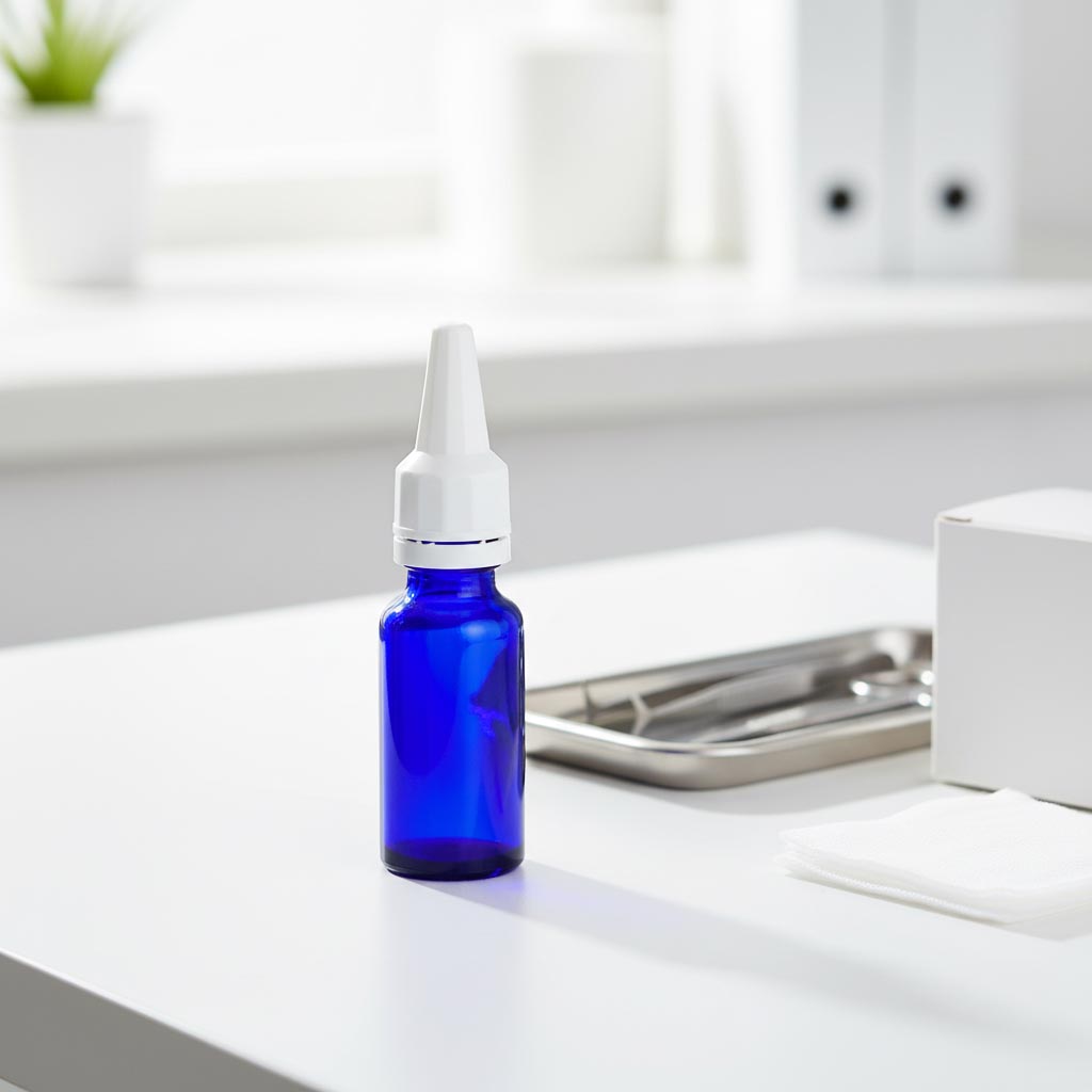 Βιδωτό πώμα με απλικατέρ, πλαστικό PE, λευκό, για στόμιο: DIN 18