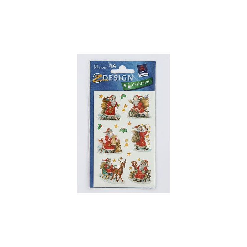 Αυτοκόλλητα Zweckform 'Άγιοι Βασίληδες', χάρτινα, πολύχρωμα