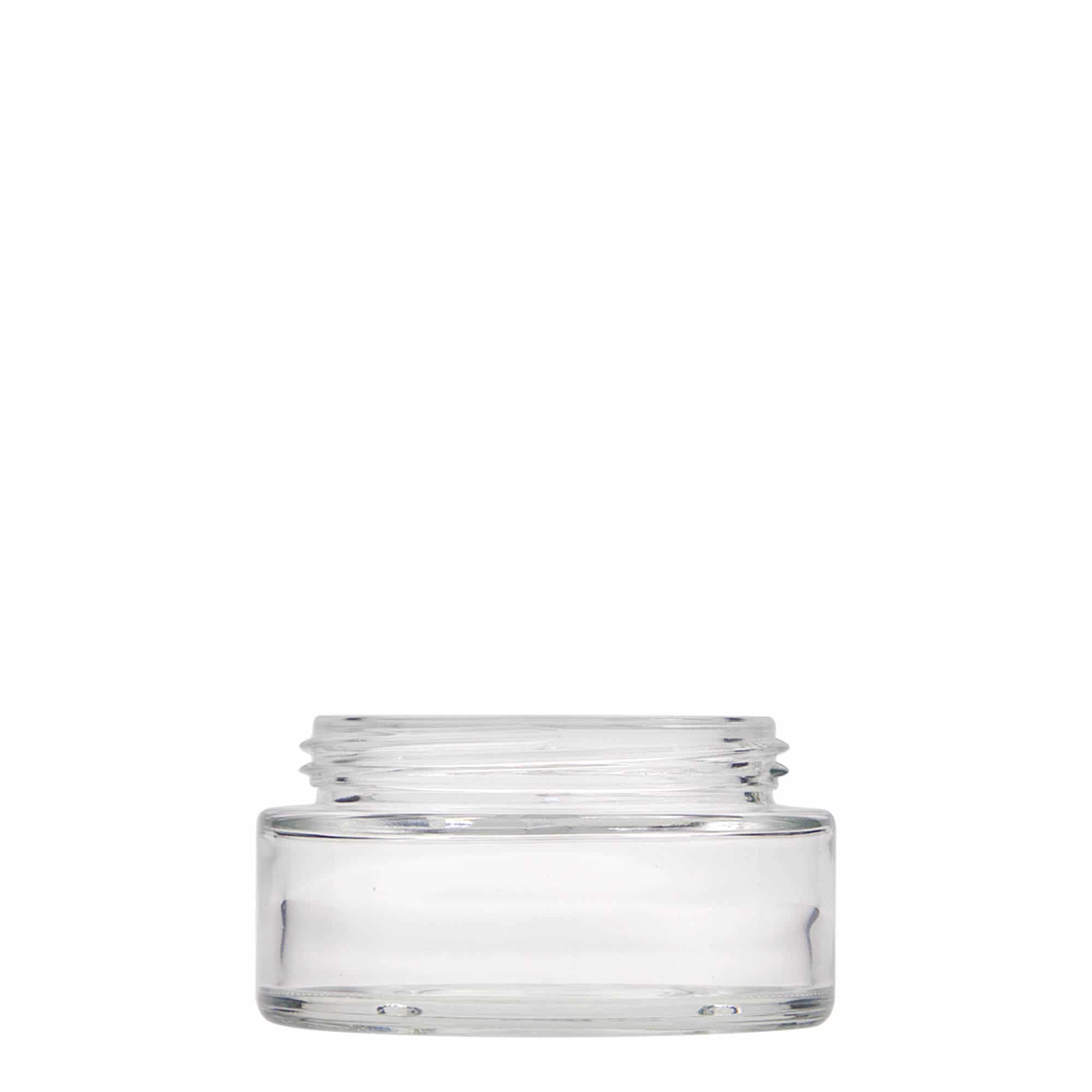 Βάζο για καλλυντικά 'Clear Edition' 100 ml, γυάλινο, στόμιο: βιδωτό πώμα Βάζο για καλλυντικά 'Clear Edition' 100 ml, γυάλινο, στόμιο: βιδωτό πώμα