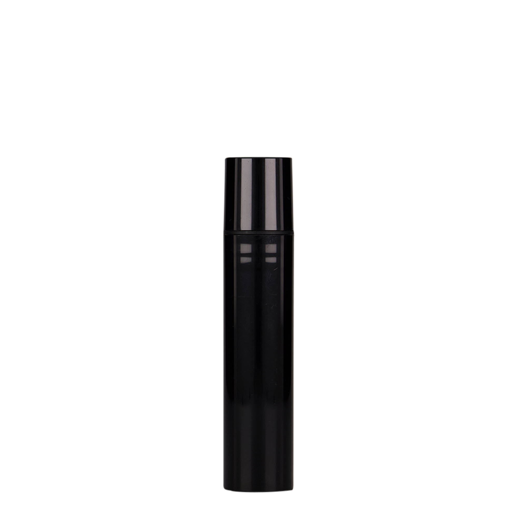 Airless Dispenser 'Nano' 15 ml, πλαστικό PP, μαύρο