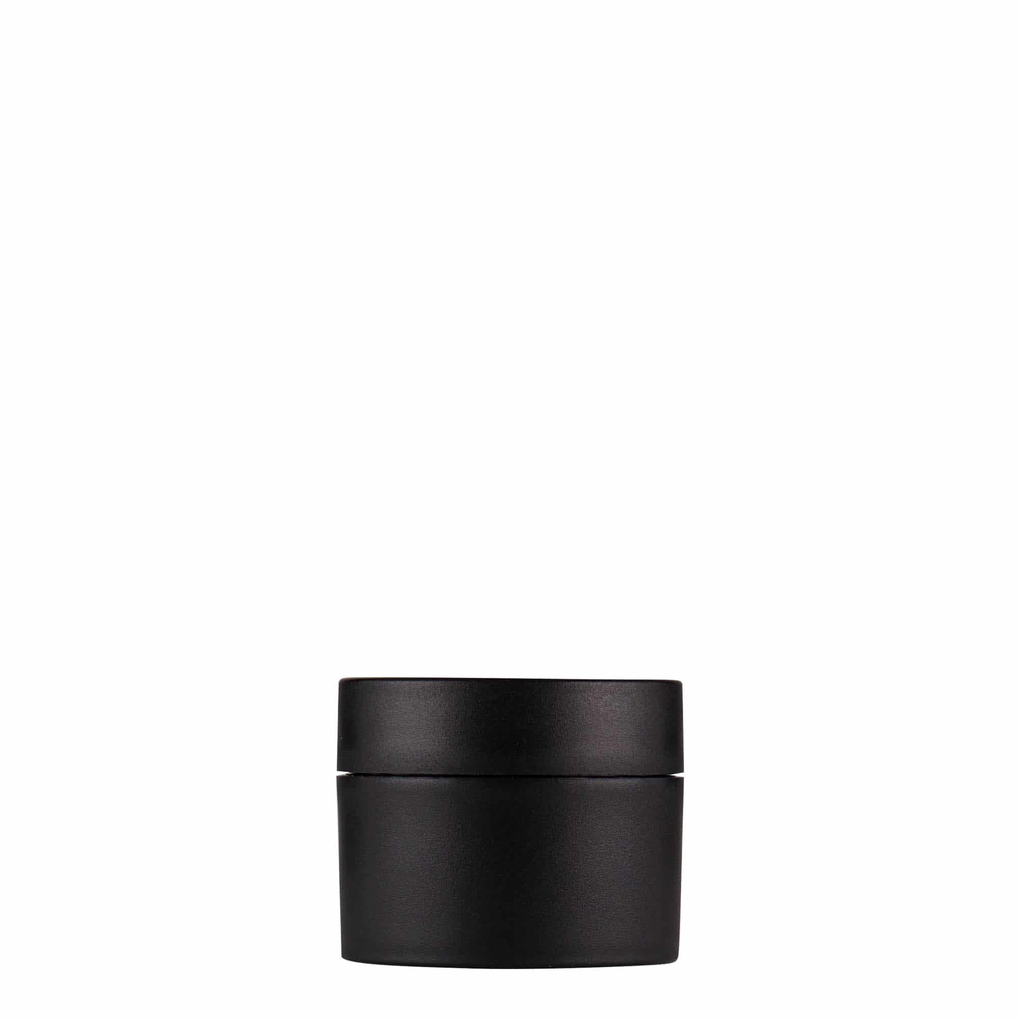 Πλαστικό βάζο 'Antonella' 15 ml, PP, μαύρο, στόμιο: βιδωτό πώμα