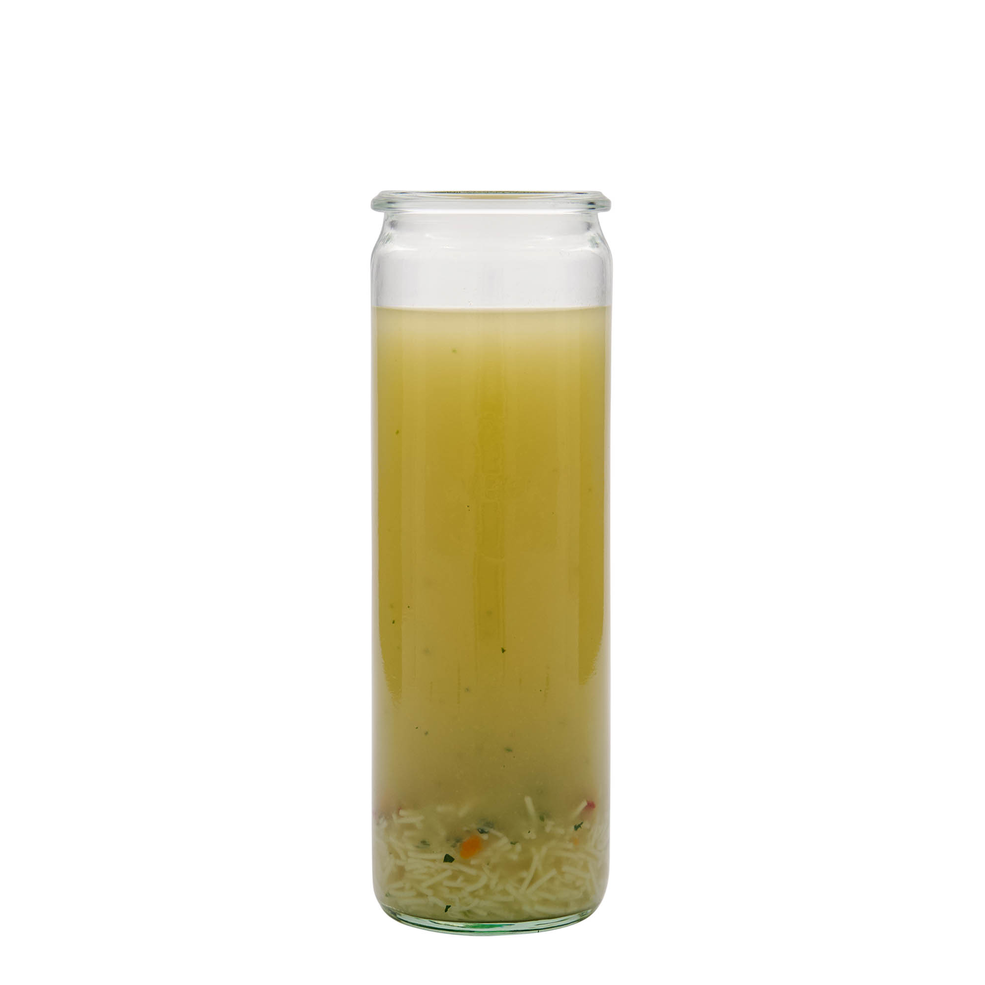 600 ml γυάλινο βάζο WECK κυλινδρικό, στόμιο: στρογγυλή άκρη