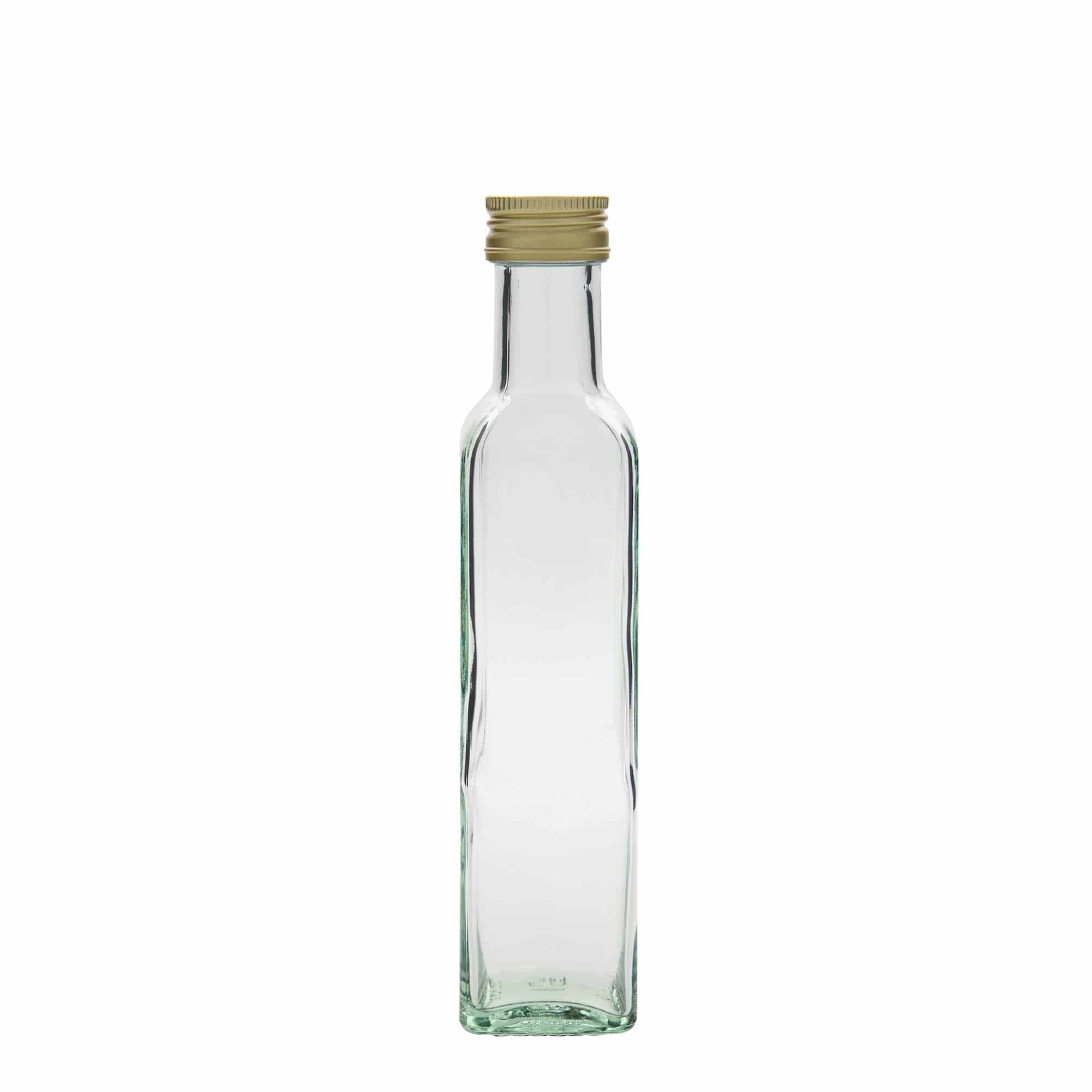 Γυάλινο μπουκάλι 'Marasca' 250 ml, τετράγωνο, στόμιο: PP 31,5