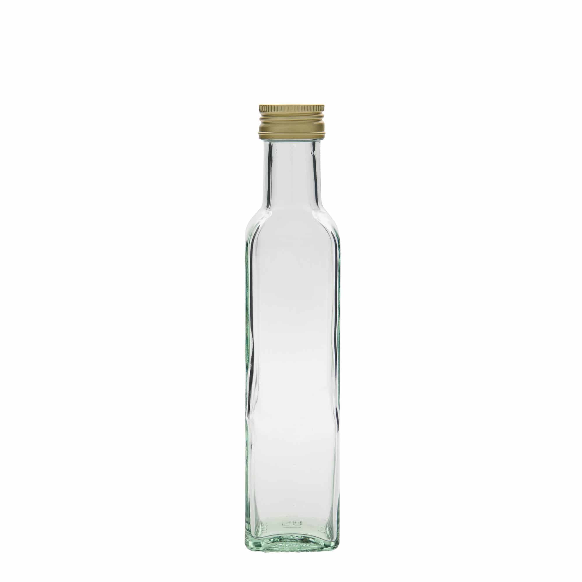 Γυάλινο μπουκάλι 'Marasca' 250 ml, τετράγωνο, στόμιο: PP 31,5