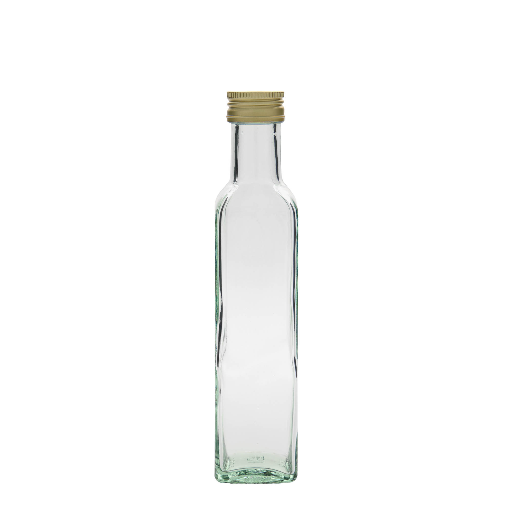 Γυάλινο μπουκάλι 'Marasca' 250 ml, τετράγωνο, στόμιο: PP 31,5 Γυάλινο μπουκάλι 'Marasca' 250 ml, τετράγωνο, στόμιο: PP 31,5