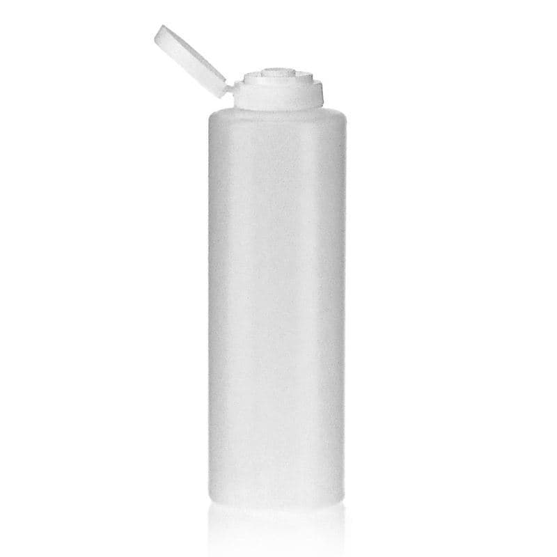 Μπουκάλι για σως 500 ml, πλαστικό LDPE, φυσικό χρώμα, στόμιο: GPI 38/400