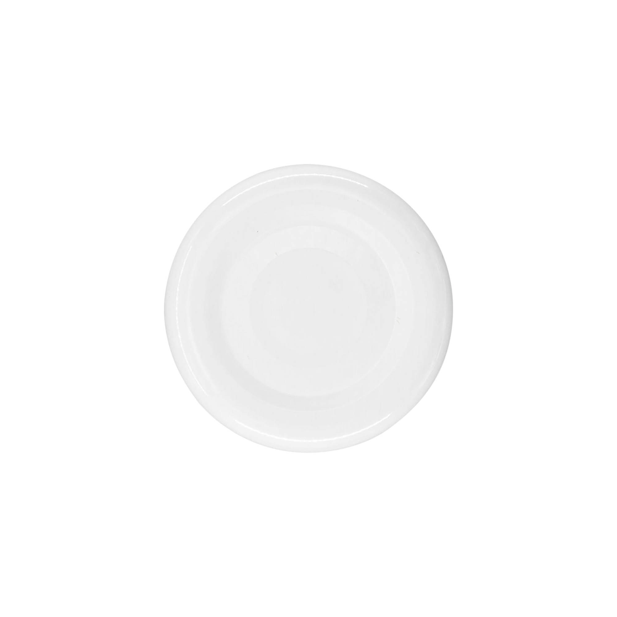 Καπάκι twist-off, λευκοσίδηρος, λευκό, για στόμιο: TO 38