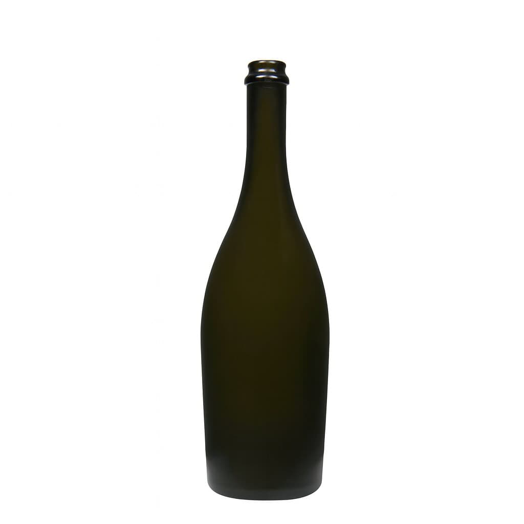 750 ml φιάλη σαμπάνιας 'Carmen', γυαλί, παλαιωμένο πράσινο, στόμιο: καπάκι κορώνας