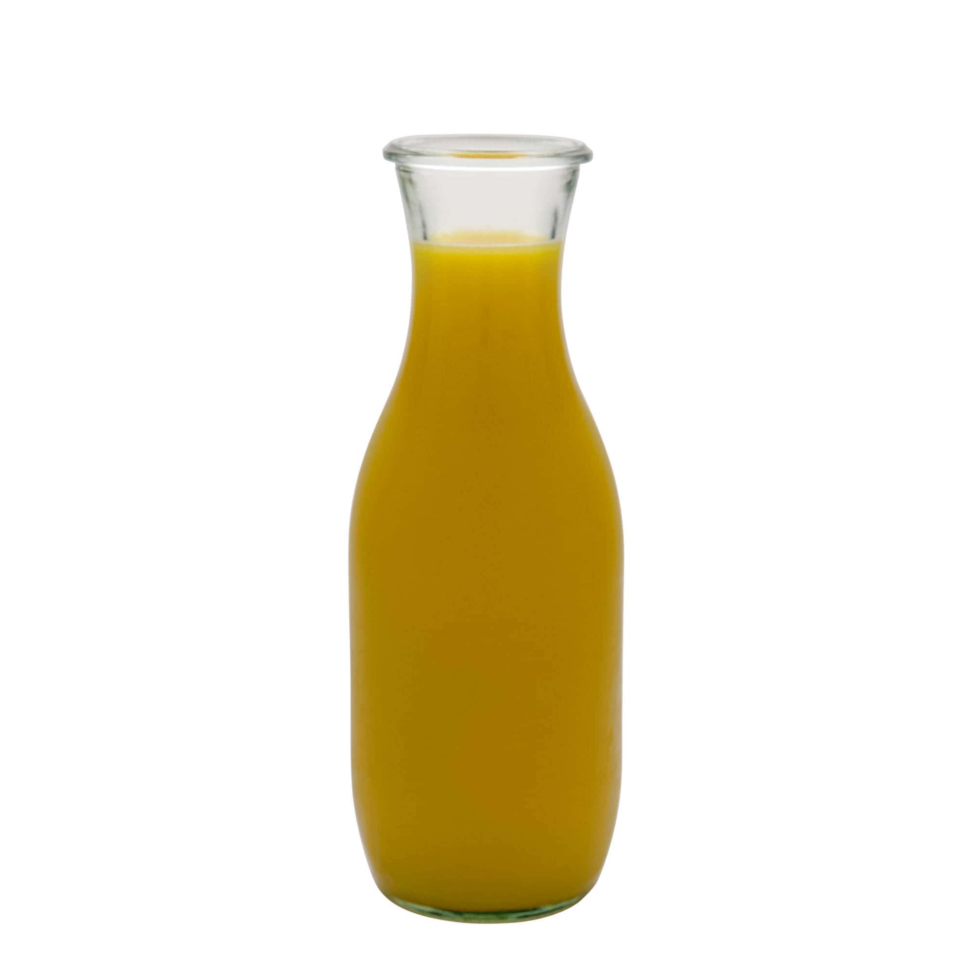 1.000 ml φιάλη χυμού WECK, στόμιο: στρογγυλή άκρη