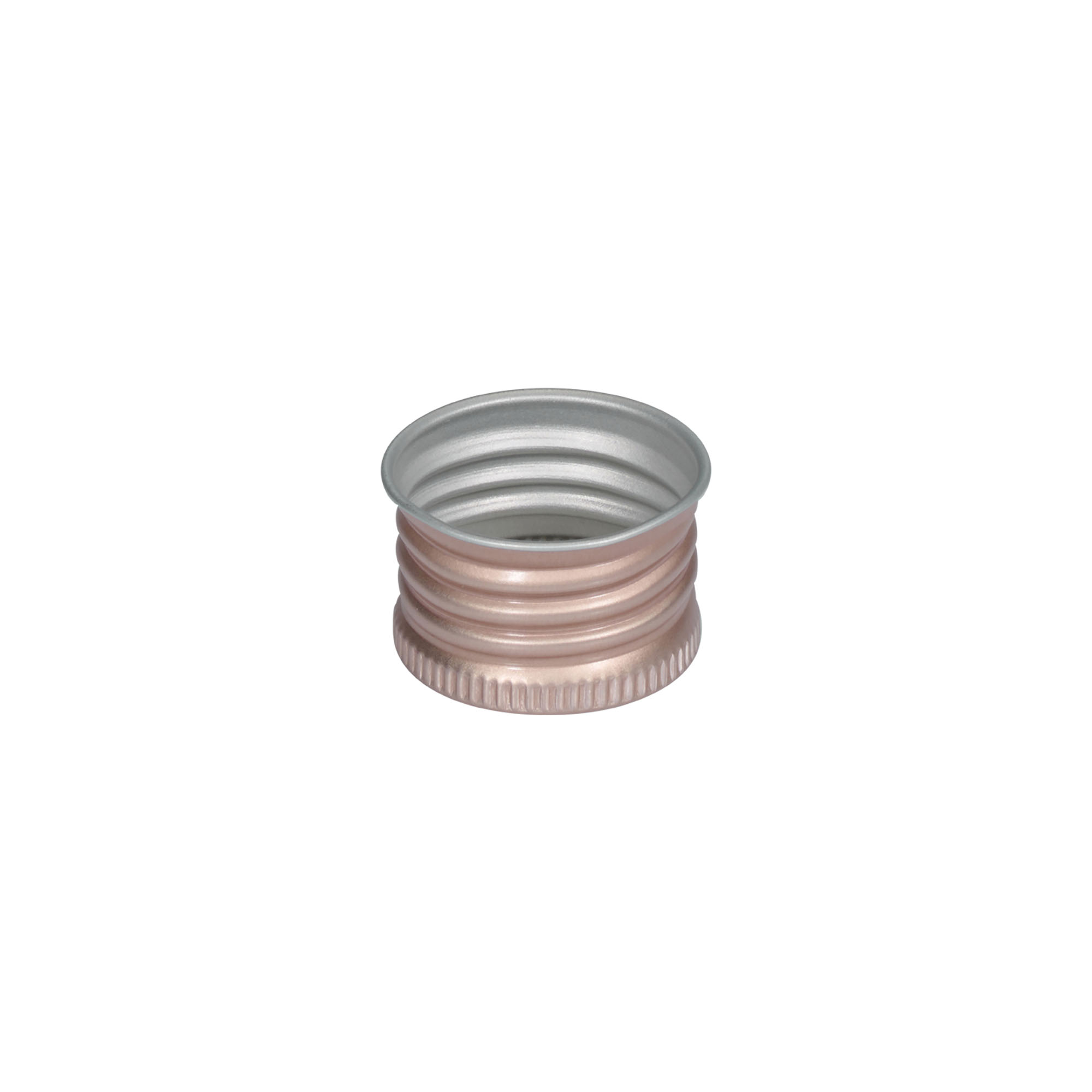 Schraubverschluss, Metall, rosa, für Mündung: 24/410