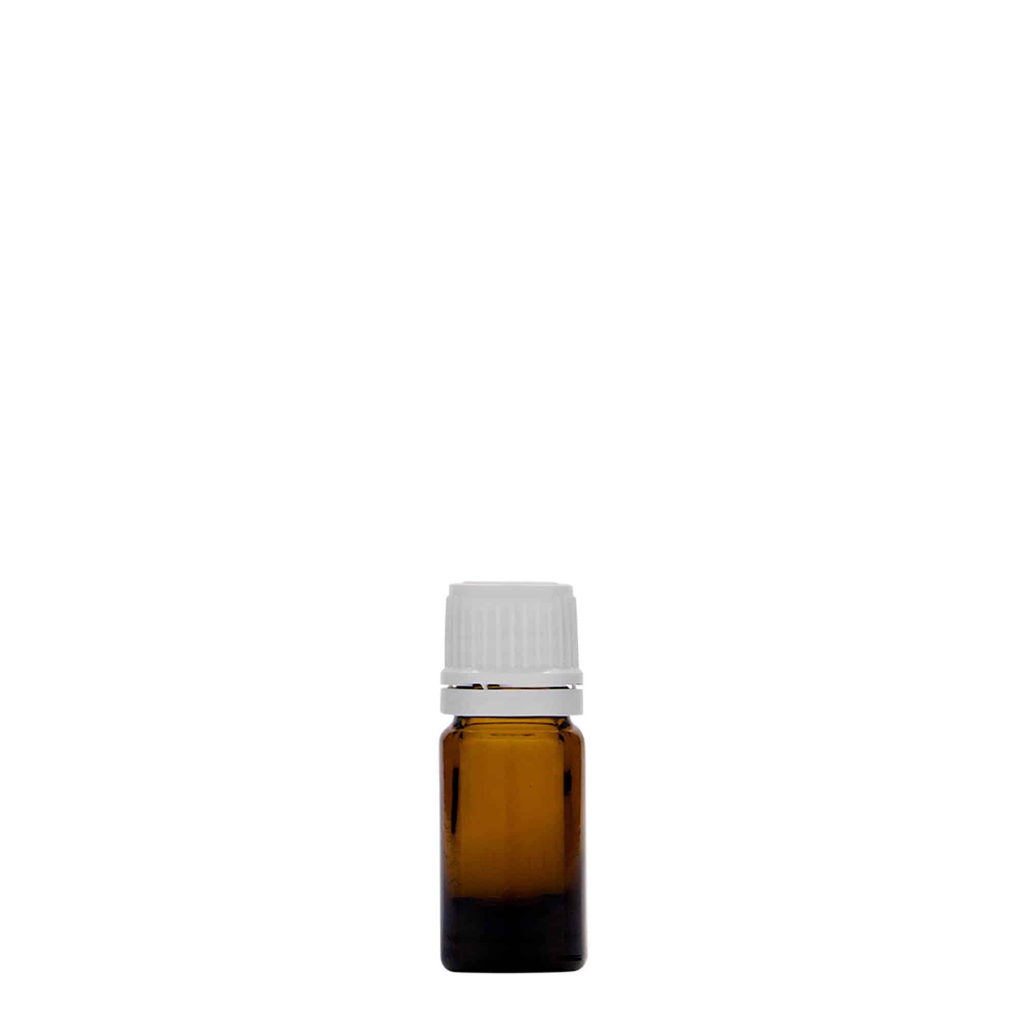 Μπουκάλι φαρμάκου 5 ml, γυάλινο, καφέ, στόμιο: DIN 18