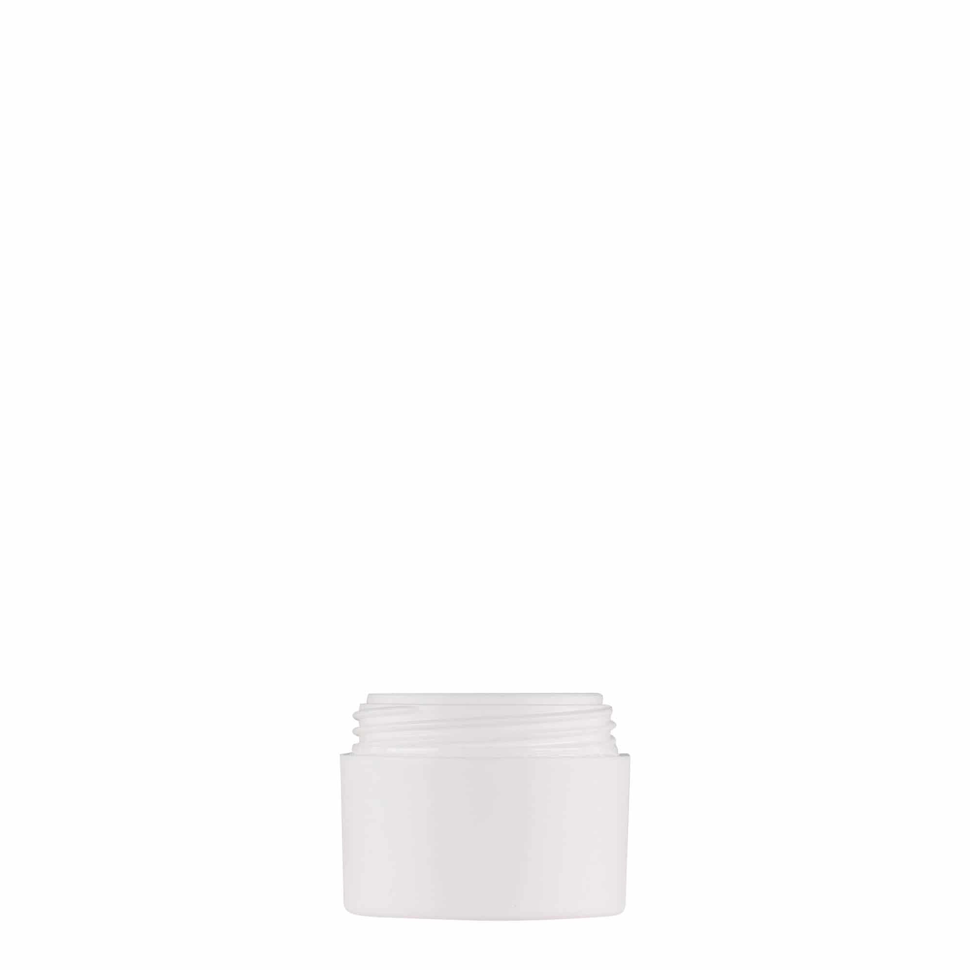 Πλαστικό βάζο 'Antonella' 5 ml, PP, λευκό, στόμιο: βιδωτό πώμα Πλαστικό βάζο 'Antonella' 5 ml, PP, λευκό, στόμιο: βιδωτό πώμα