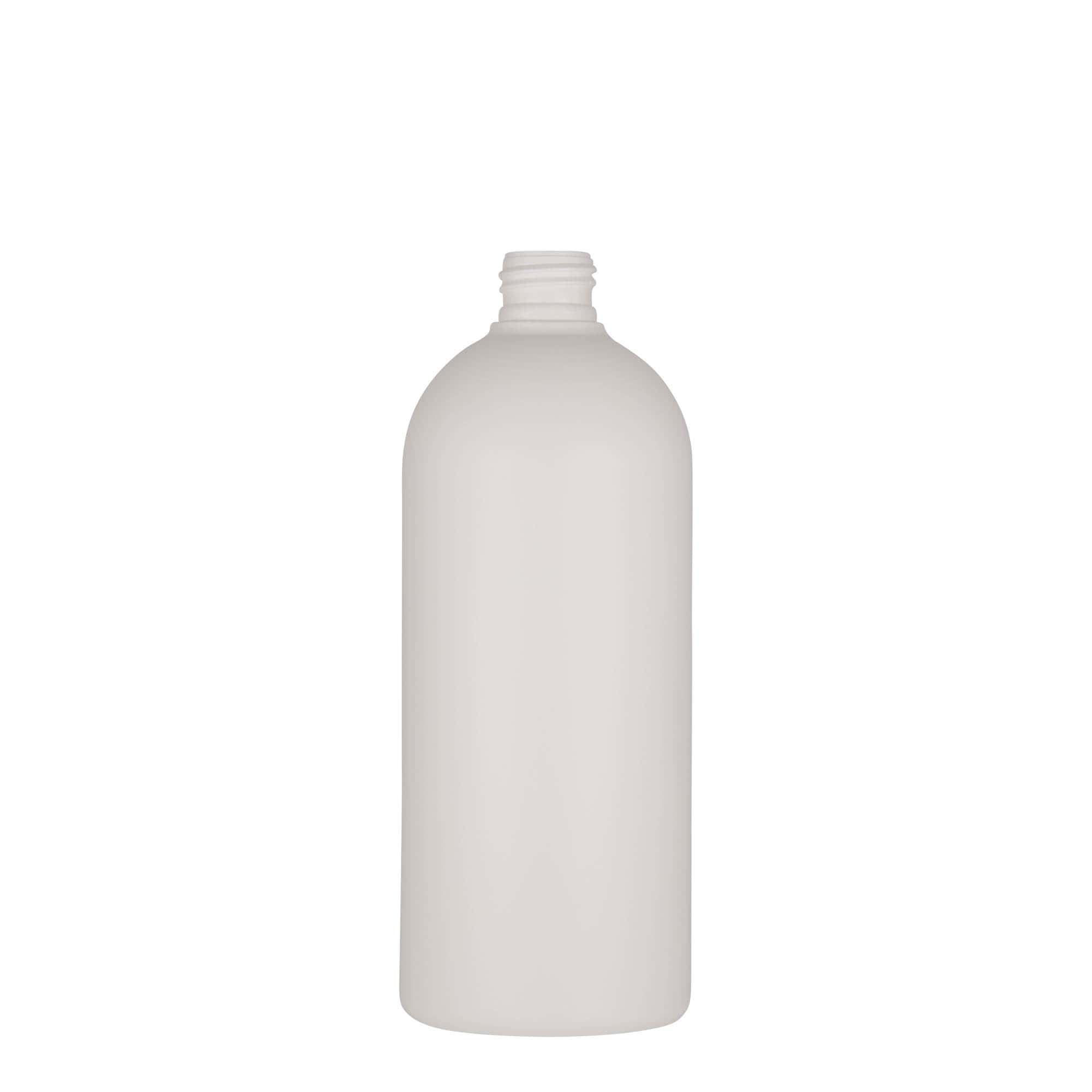 500 ml πλαστικό μπουκάλι 'Tuffy', HDPE, λευκό, στόμιο: 24/410