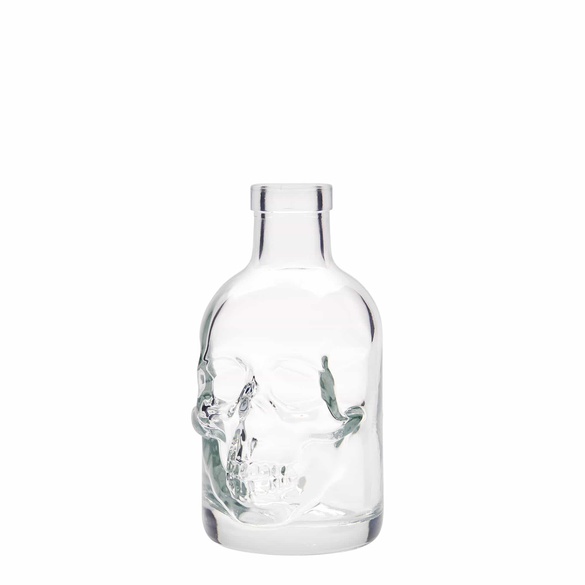 Γυάλινο μπουκάλι 'Νεκροκεφαλή' 200 ml, στόμιο: φελλός Γυάλινο μπουκάλι 'Νεκροκεφαλή' 200 ml, στόμιο: φελλός