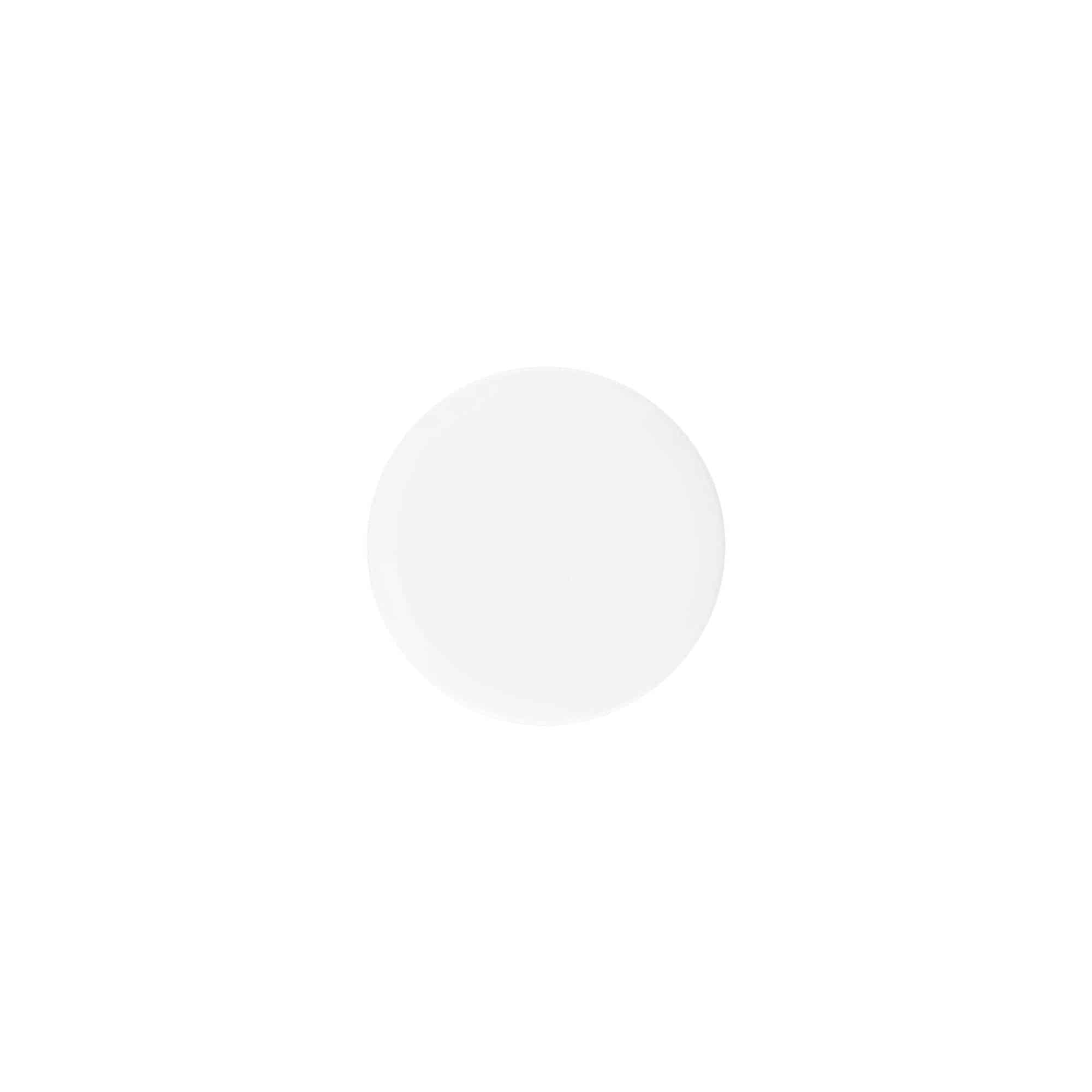Βιδωτό πώμα 'White Line' 6ml, πλαστικό PP, λευκό