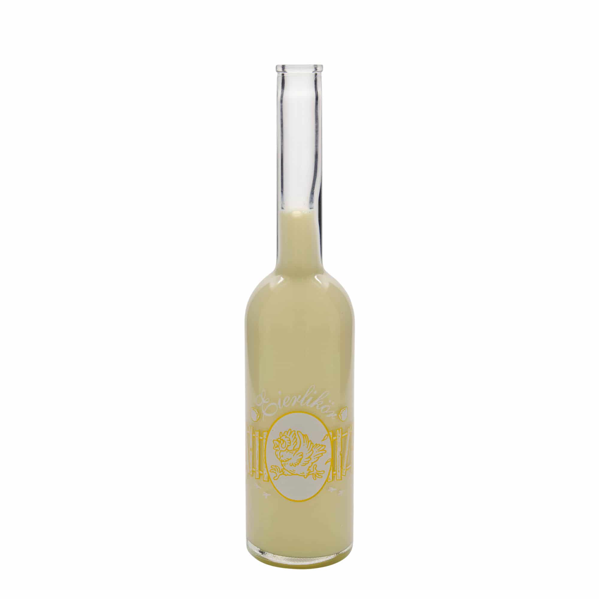 500 ml γυάλινο μπουκάλι 'Όπερα', σχέδιο: λικέρ αυγού, στόμιο: φελλός