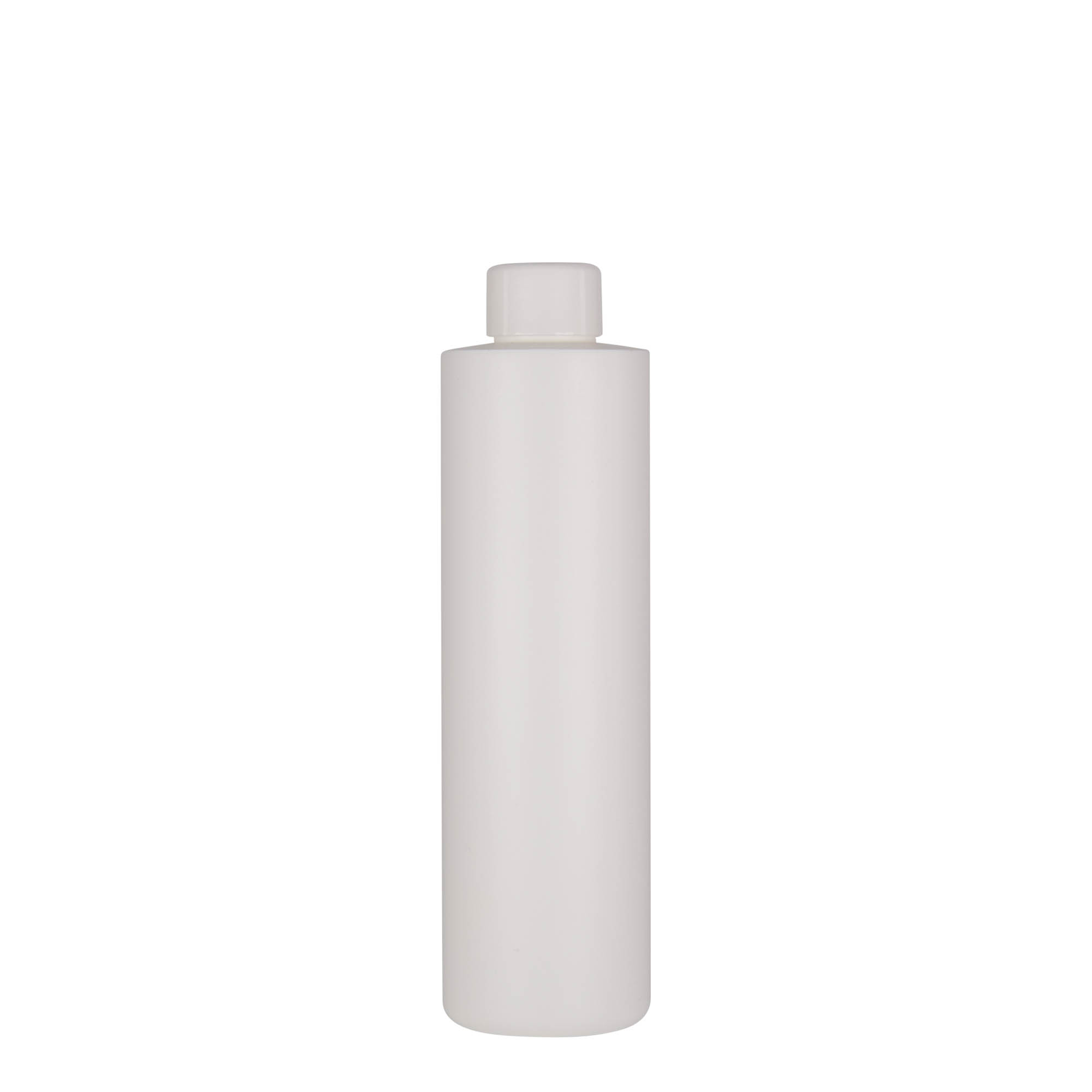 Πλαστικό μπουκάλι 'Pipe' 250 ml, HDPE, λευκό, στόμιο: GPI 24/410